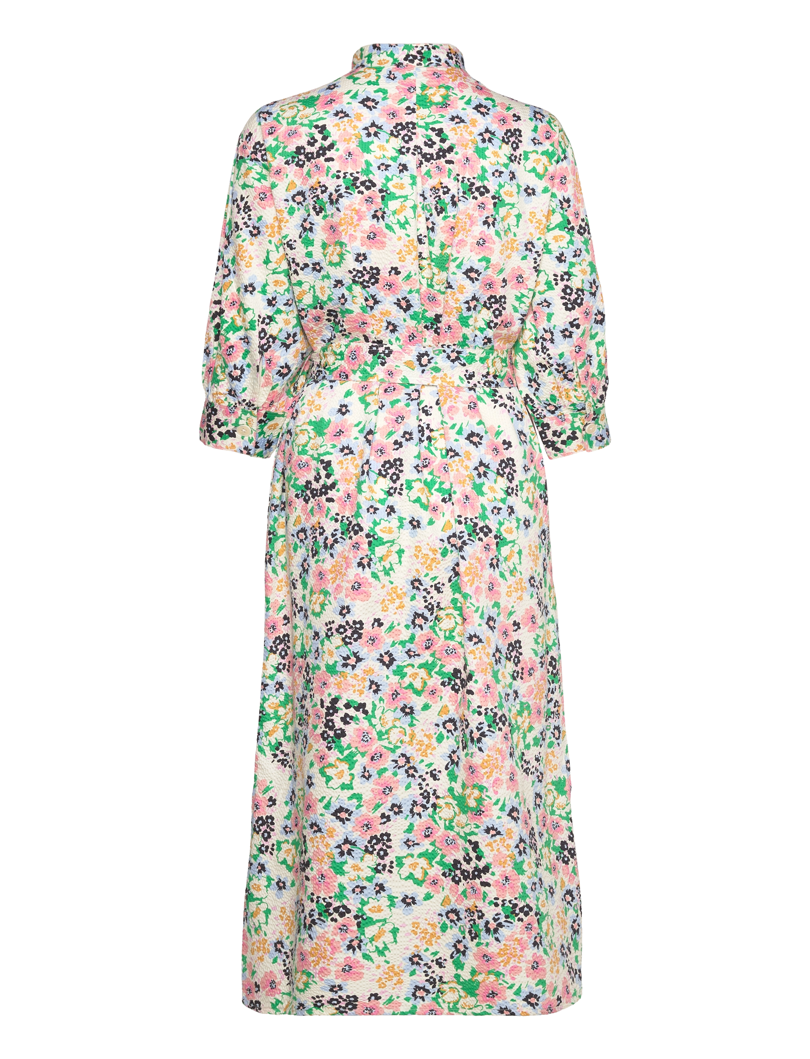 Part Two - EnaPW DR - skjortekjoler - green multi flower print - 2