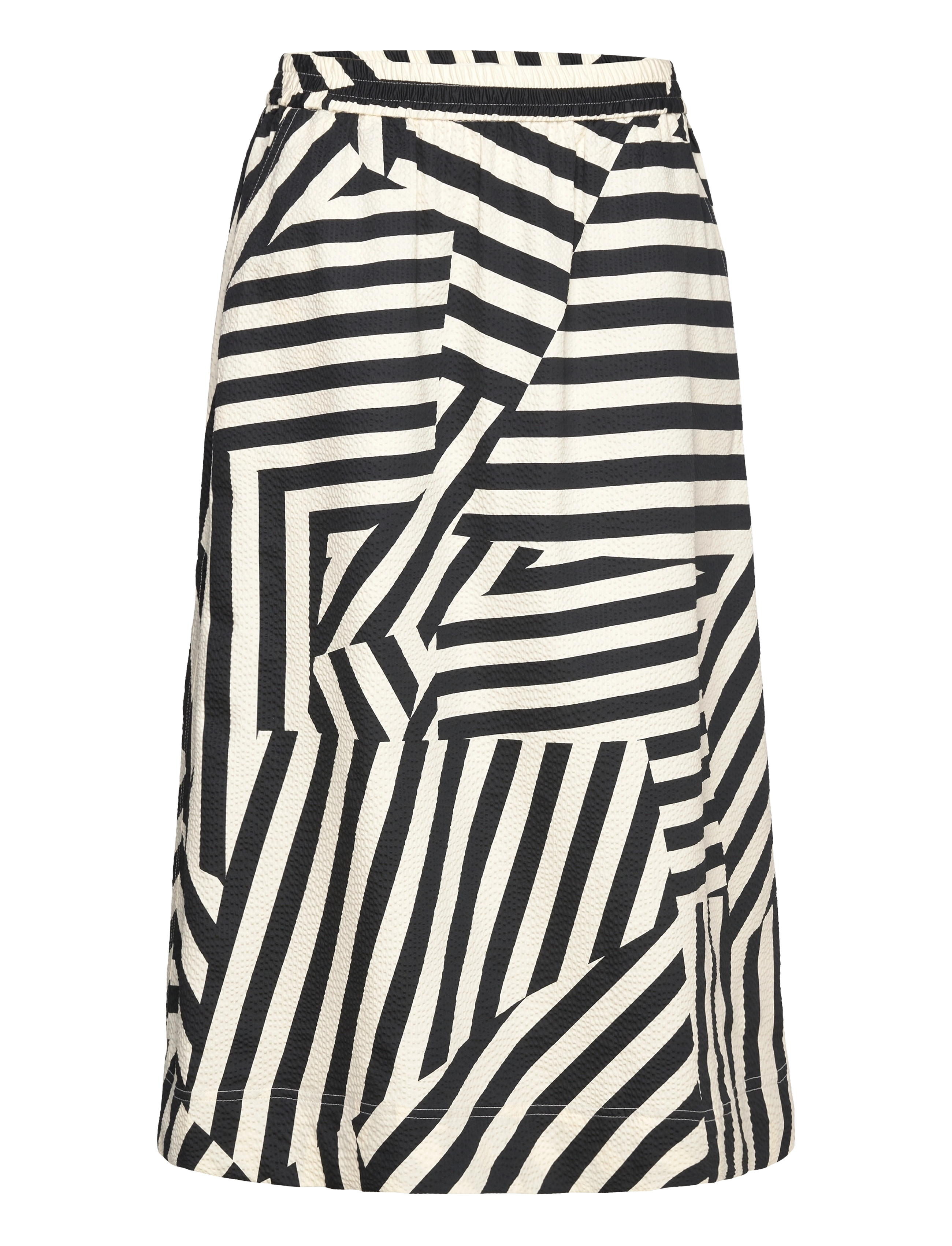 Part Two EmmelinePW SK - Transitional Layering - DECONSTRUCTED STRIPE / white