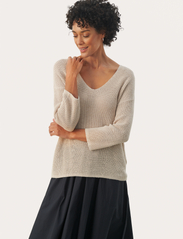 Part Two - EtronaPW PU - pullover - natural linen - 2