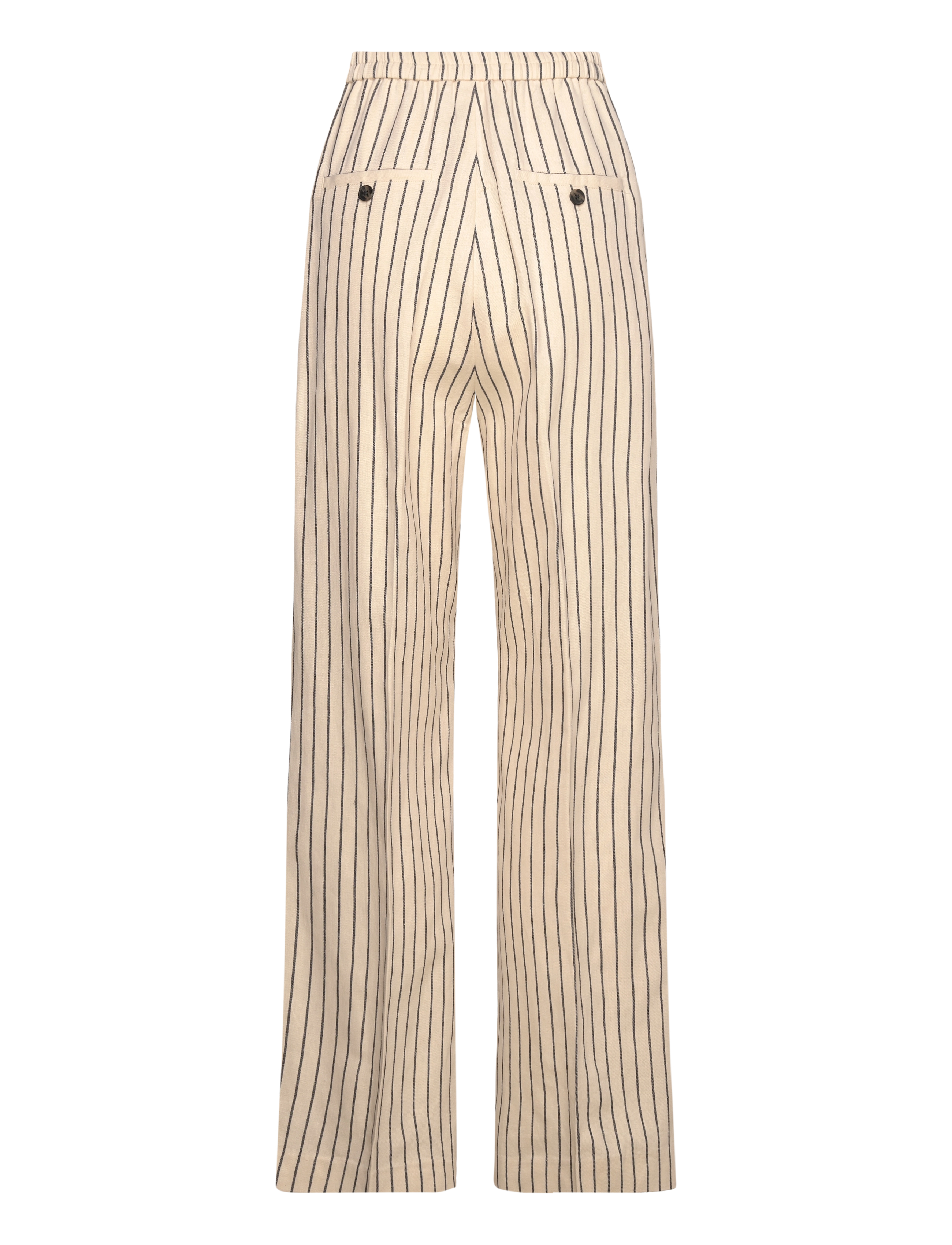 Part Two - EleanaPW PA - vida byxor - dark navy stripe - 2