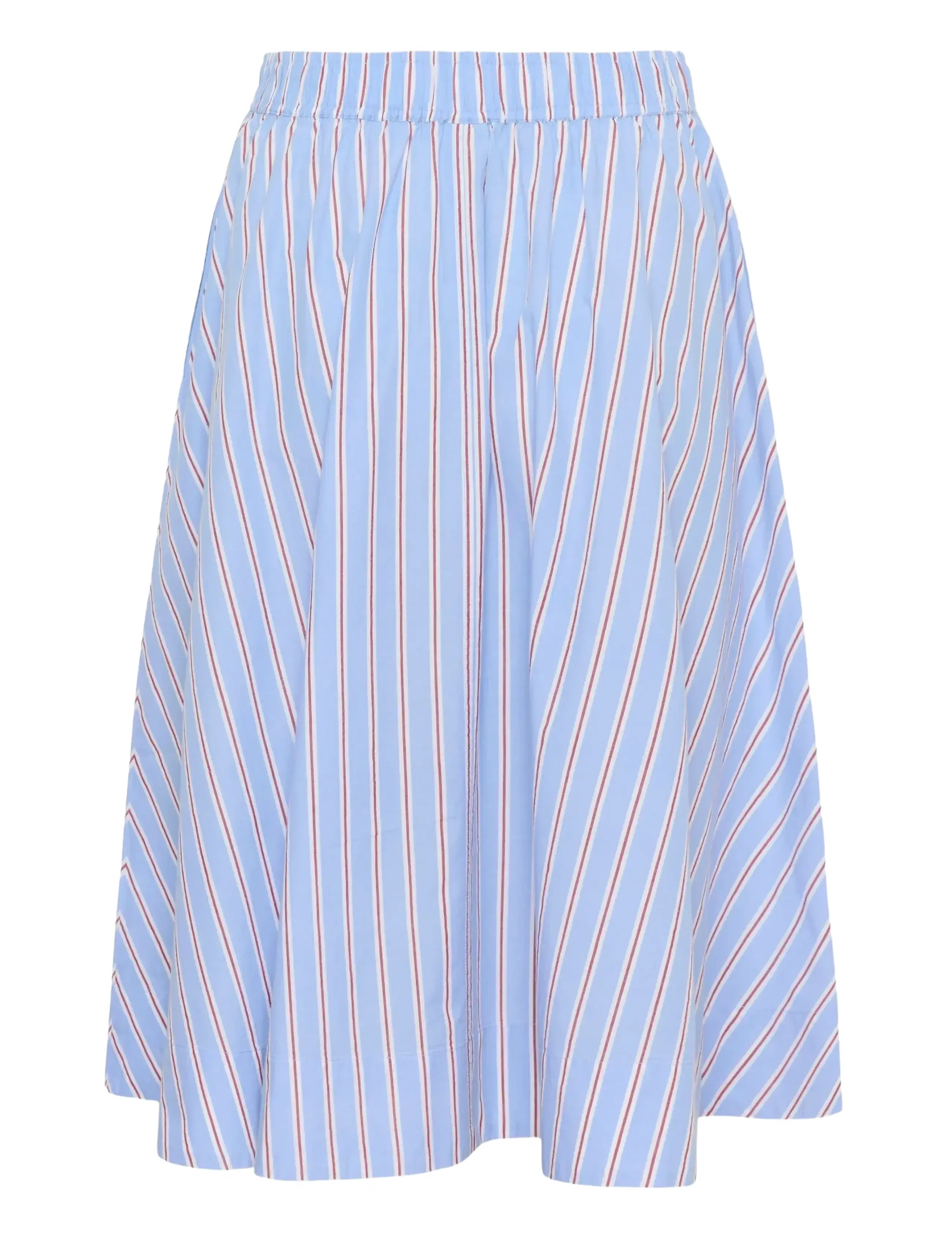 Part Two - IngiPW Skirt - blue burnt russet stripe - 2