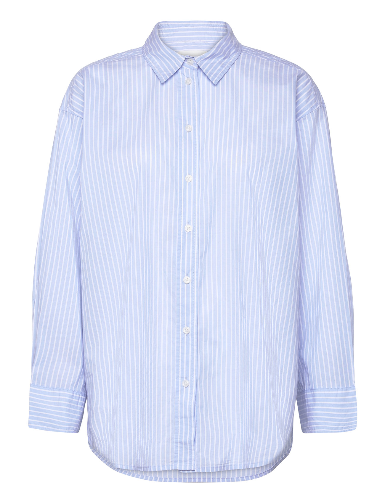 Part Two - SavannaPW SH - long-sleeved shirts - blue stripe - 1