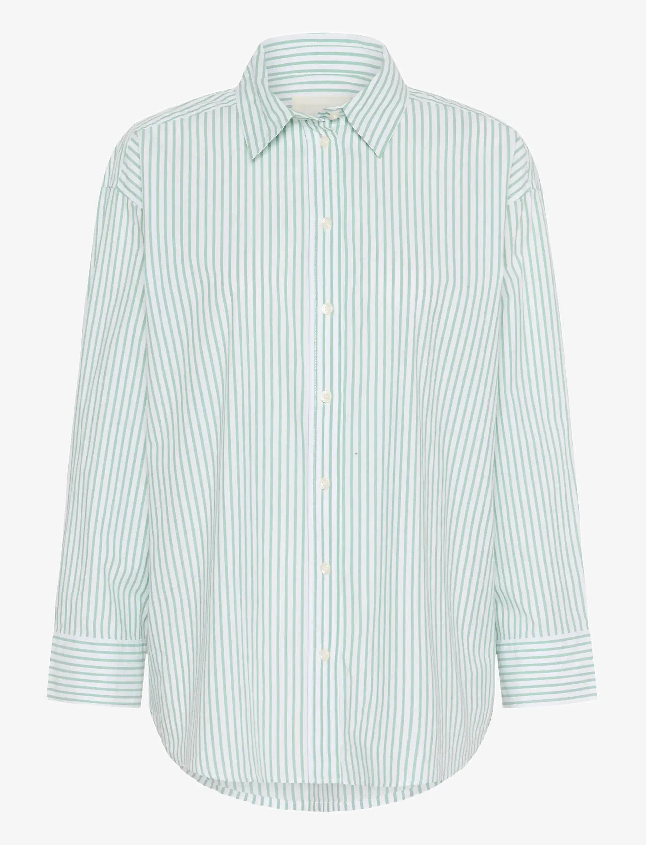 Part Two - SavannaPW SH - långärmade skjortor - feldspar stripe - 1