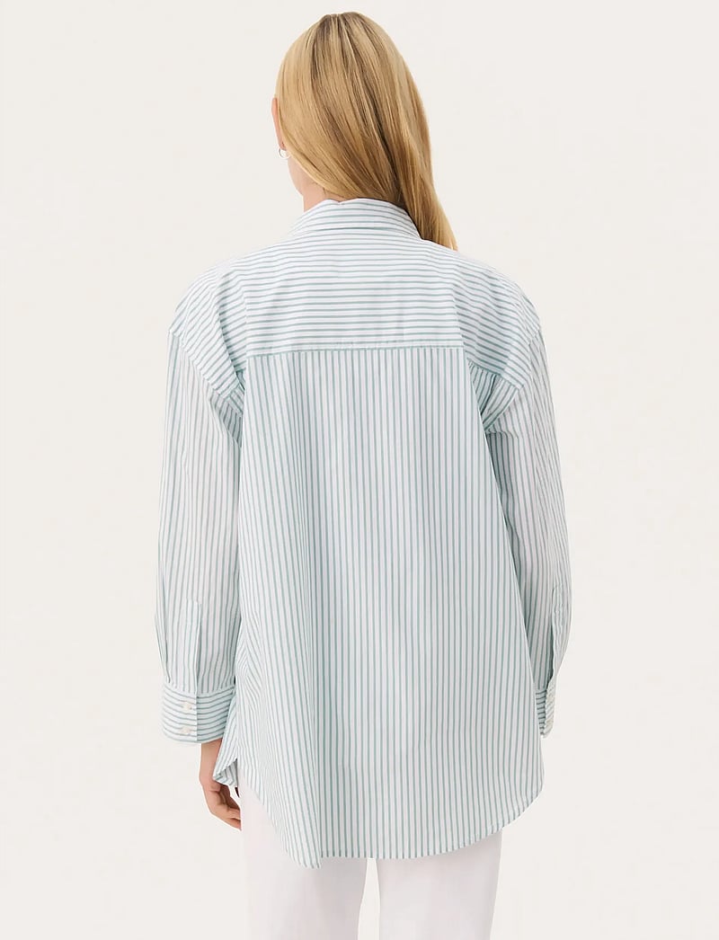 Part Two - SavannaPW SH - långärmade skjortor - feldspar stripe - 4