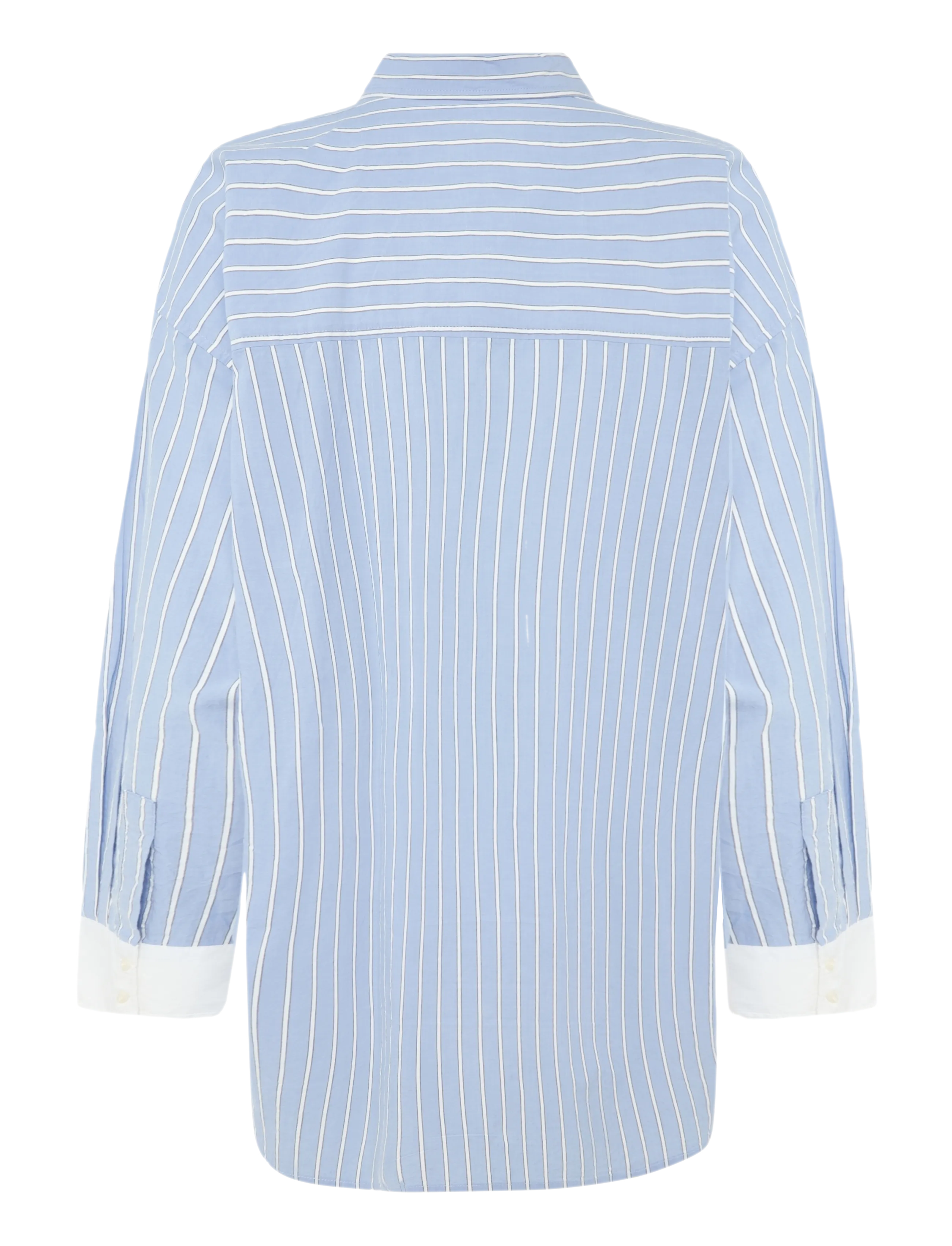 Part Two - SavannaPW SH - langærmede skjorter - hydrangea stripe - 1