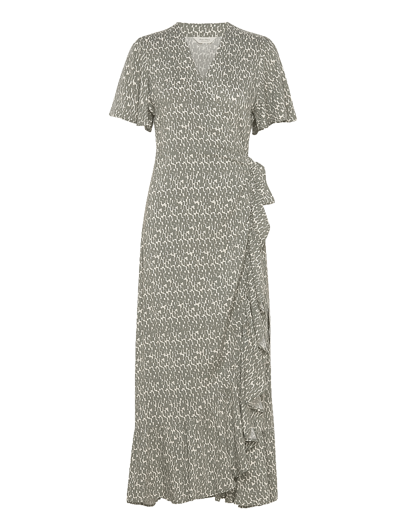 Part Two - ClarinaPW DR - sommerkjoler - agave green graphic print - 1