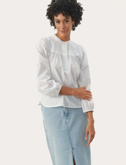 Part Two - EllamajPW BL - langærmede skjorter - bright white - 2