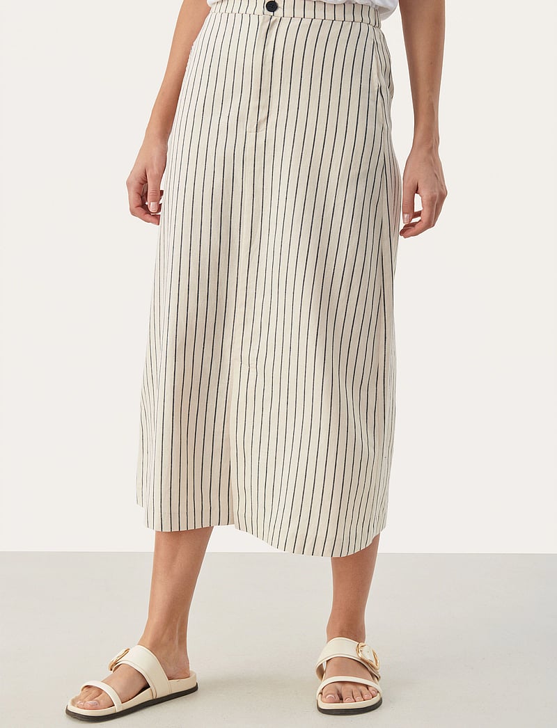 Part Two - EsilaPW SK - midi-röcke - dark navy stripe - 0