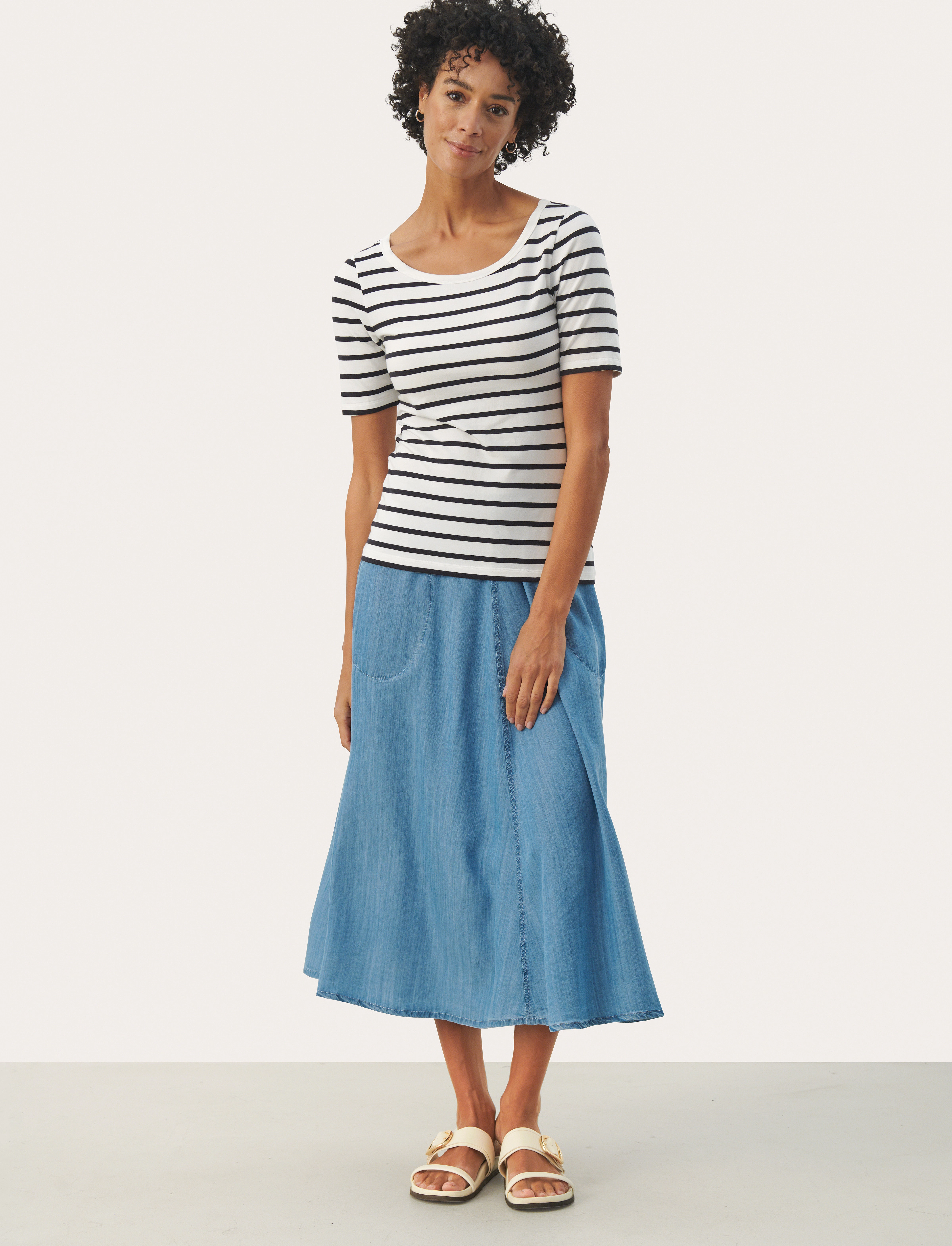Part Two - EamajaPW TS - dark navy stripe - 3