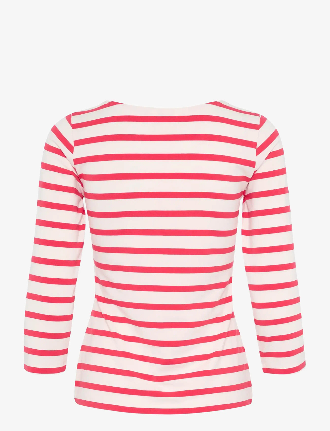 Part Two - EmelPW TS - long-sleeved tops - bittersweet and white stripe - 2