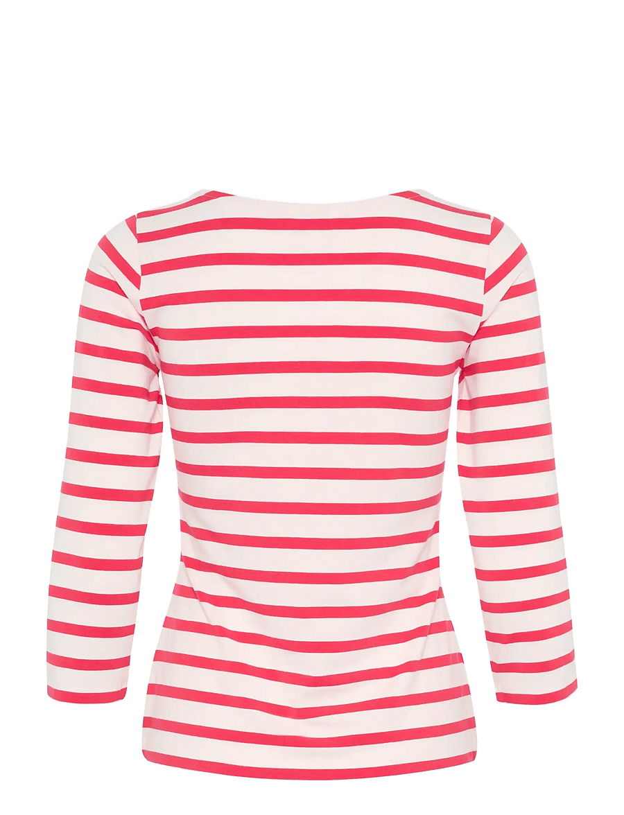 Part Two - EmelPW TS - langärmlige tops - bittersweet and white stripe - 2