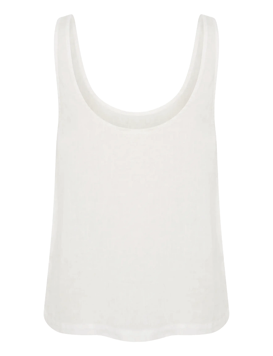 Part Two - GenelliePW TO - Ärmellose tops - bright white - 2