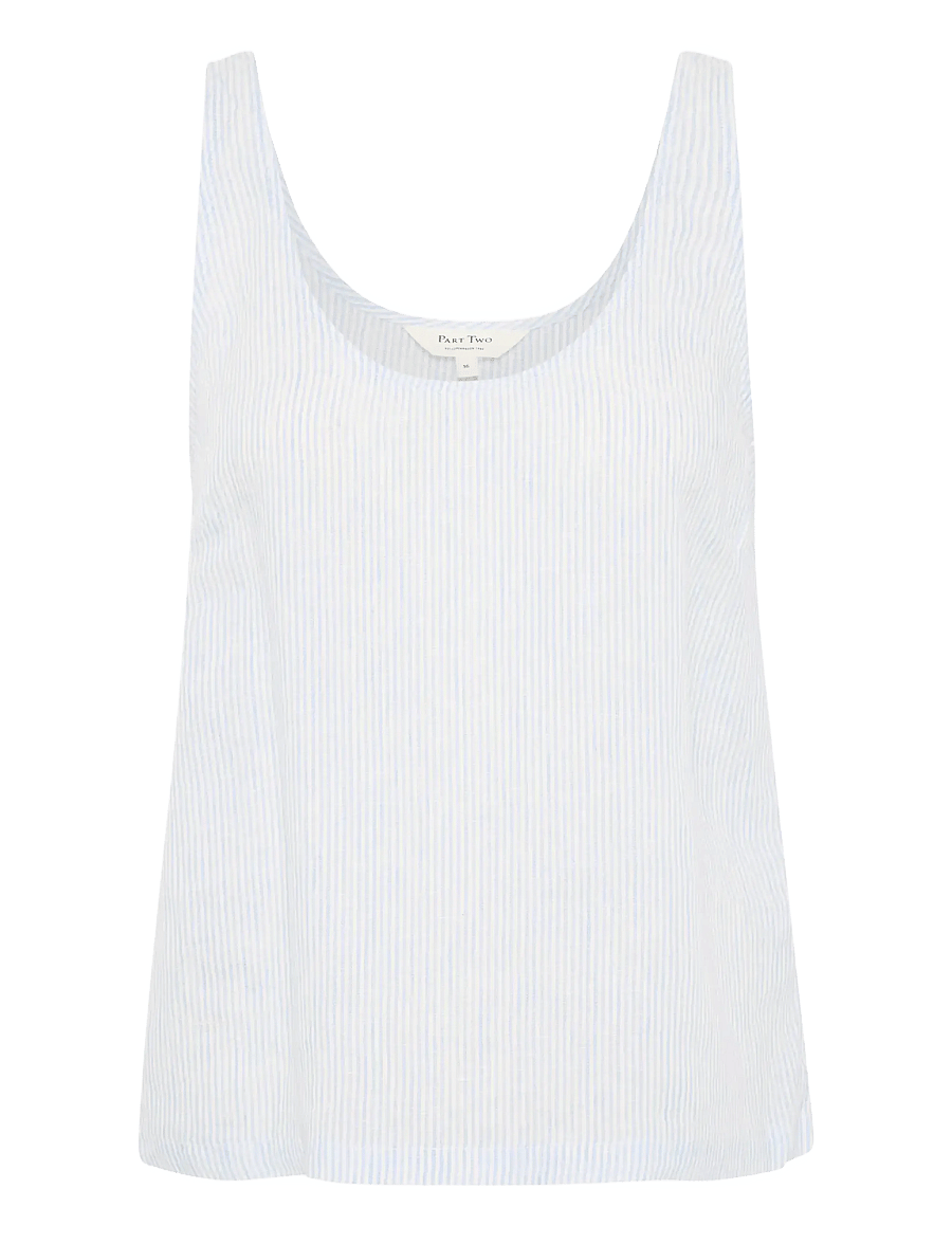 Part Two - GenelliePW TO - sleeveless tops - windsurfer stripe - 0