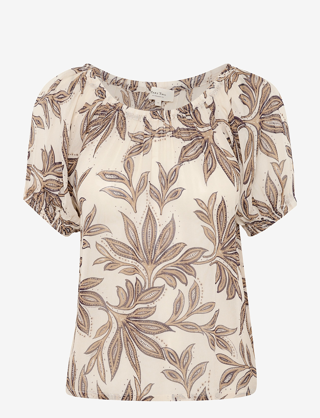 Part Two - GeorgettePW BL - black delicate leaf - 0