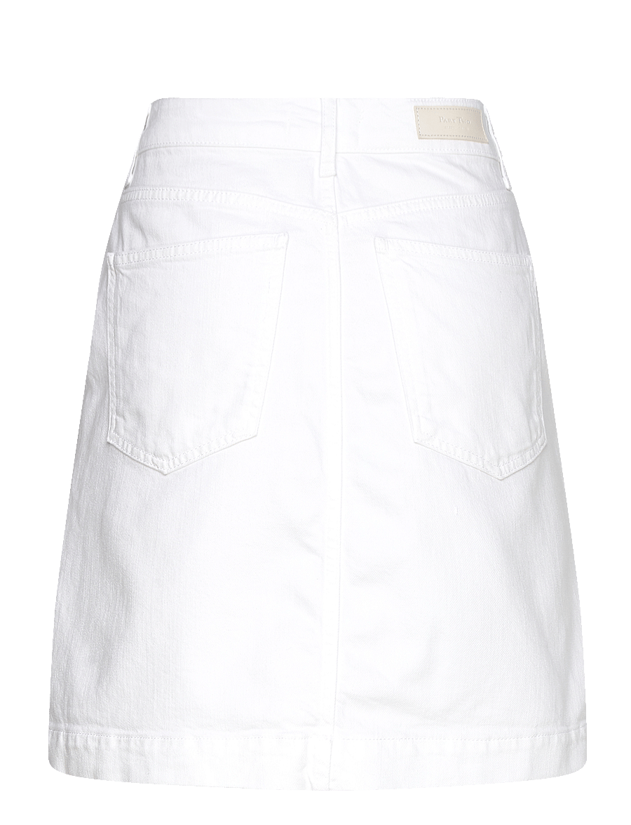 Part Two - EcePW SK - denim skirts - bright white - 2