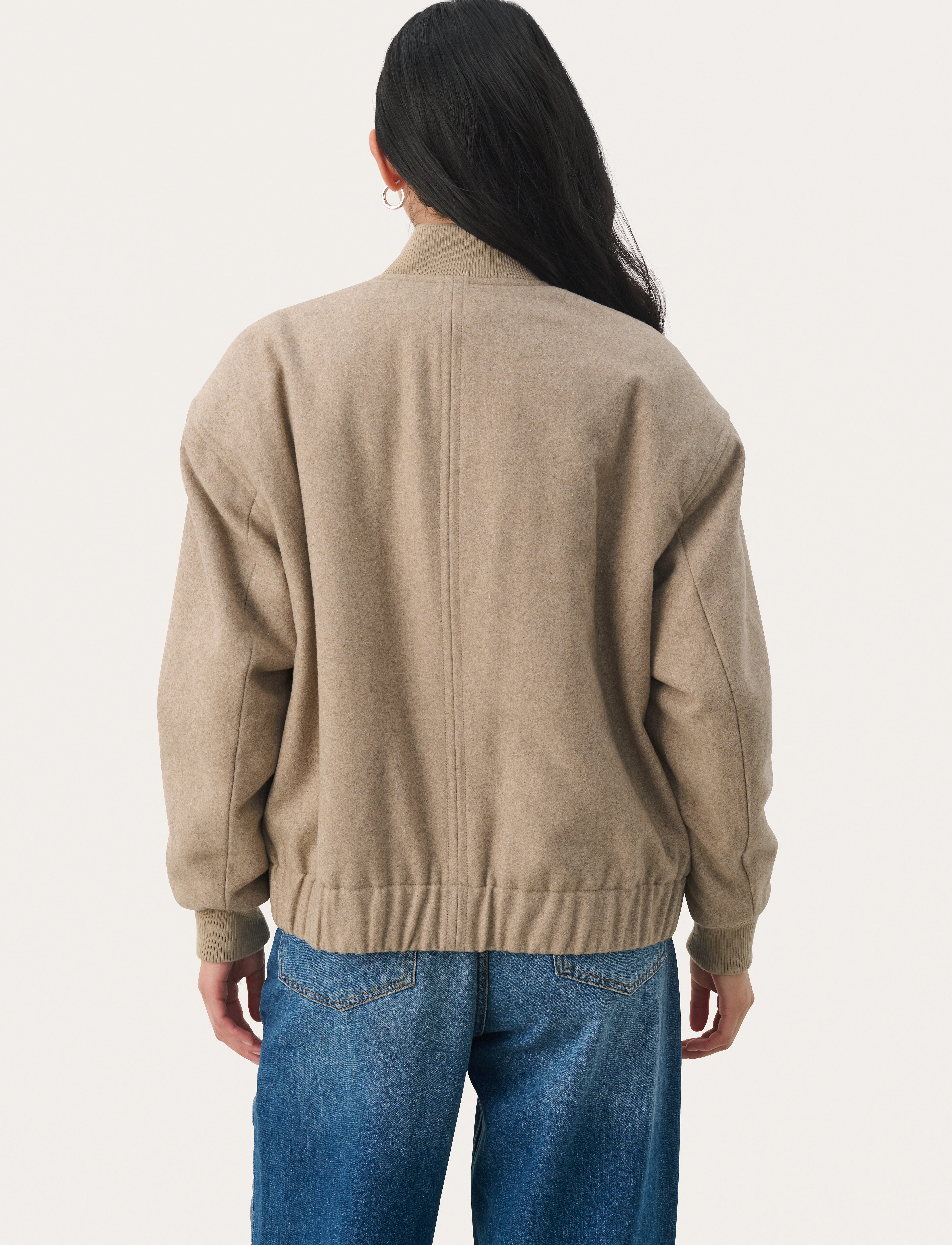 Part Two - LaylaPW OTW - light jackets - light beige melange - 5
