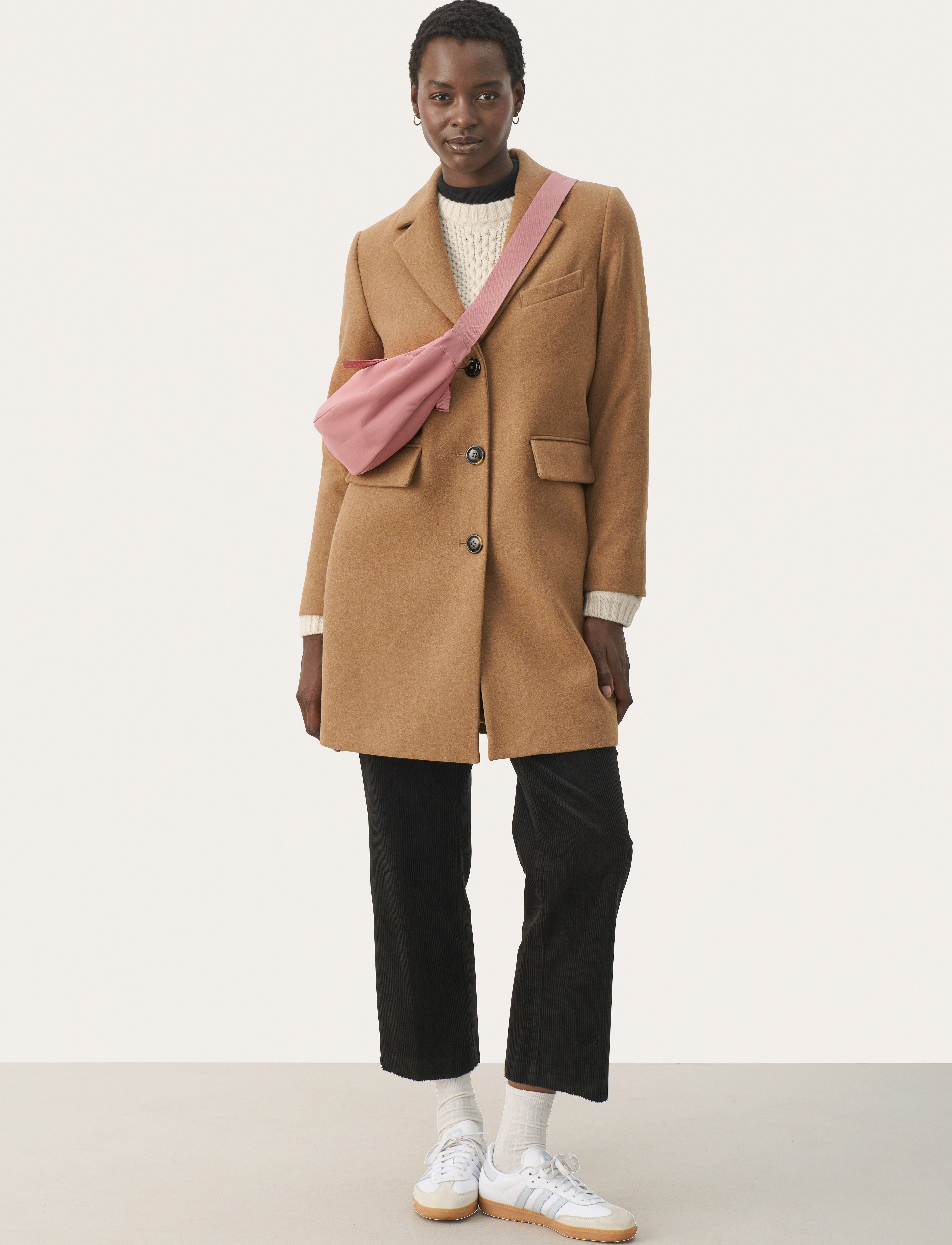 Part Two - LeanettePW OTW - ytterkläder - dark camel melange - 5