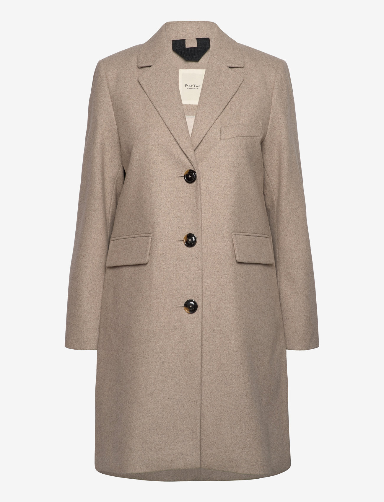 Part Two - LeanettePW OTW - outerwear - light beige melange - 0