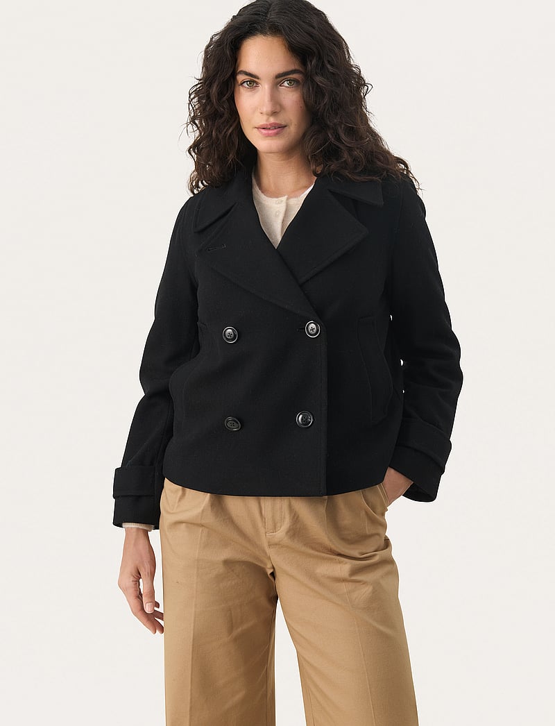 Part Two - LillianPW OTW - vinterjakker - black - 0