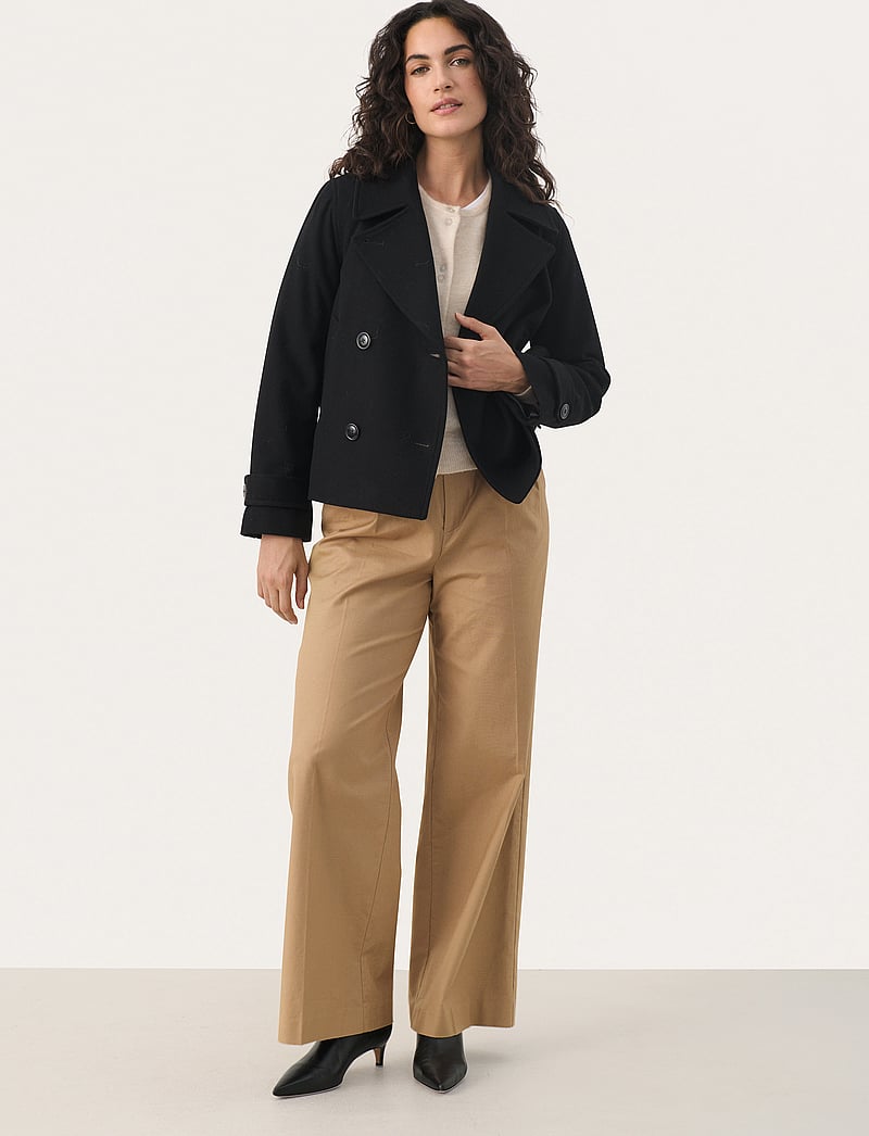 Part Two - LillianPW OTW - vinterjakker - black - 4