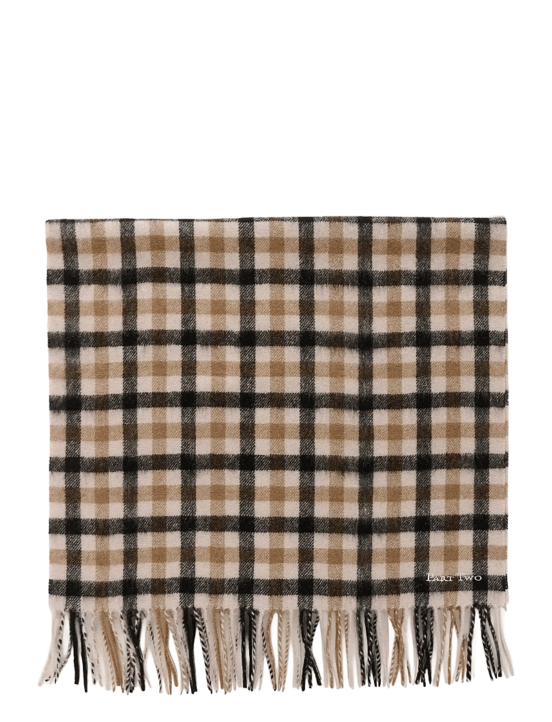 Part Two - KithaPW SC - halsdukar - black check - 2