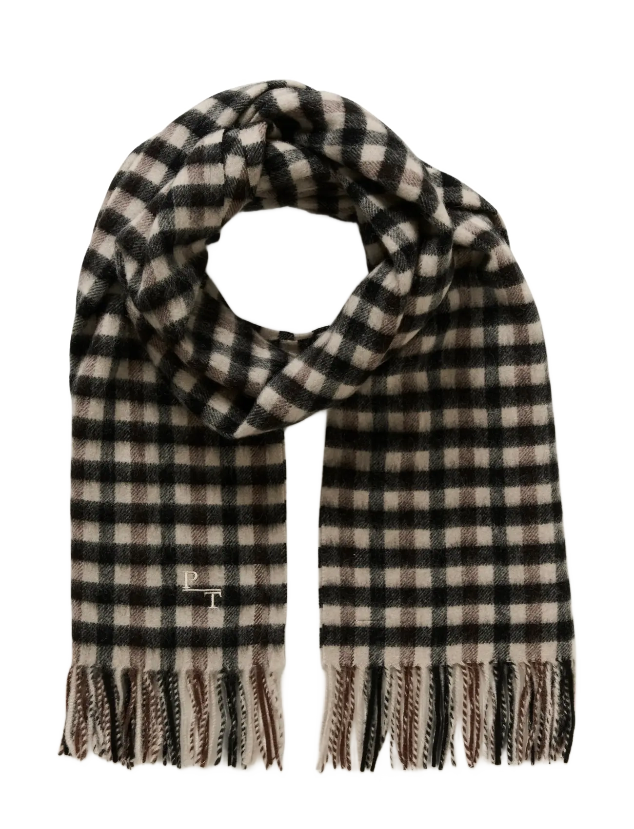 Part Two KithaPW SC - Halsdukar - BROWN CHECK / brown