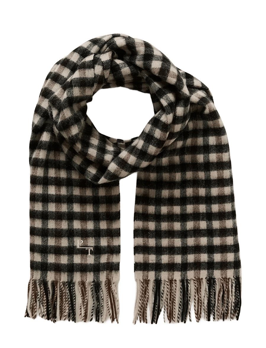 Part Two - KithaPW SC - halstørklæder - brown check - 1
