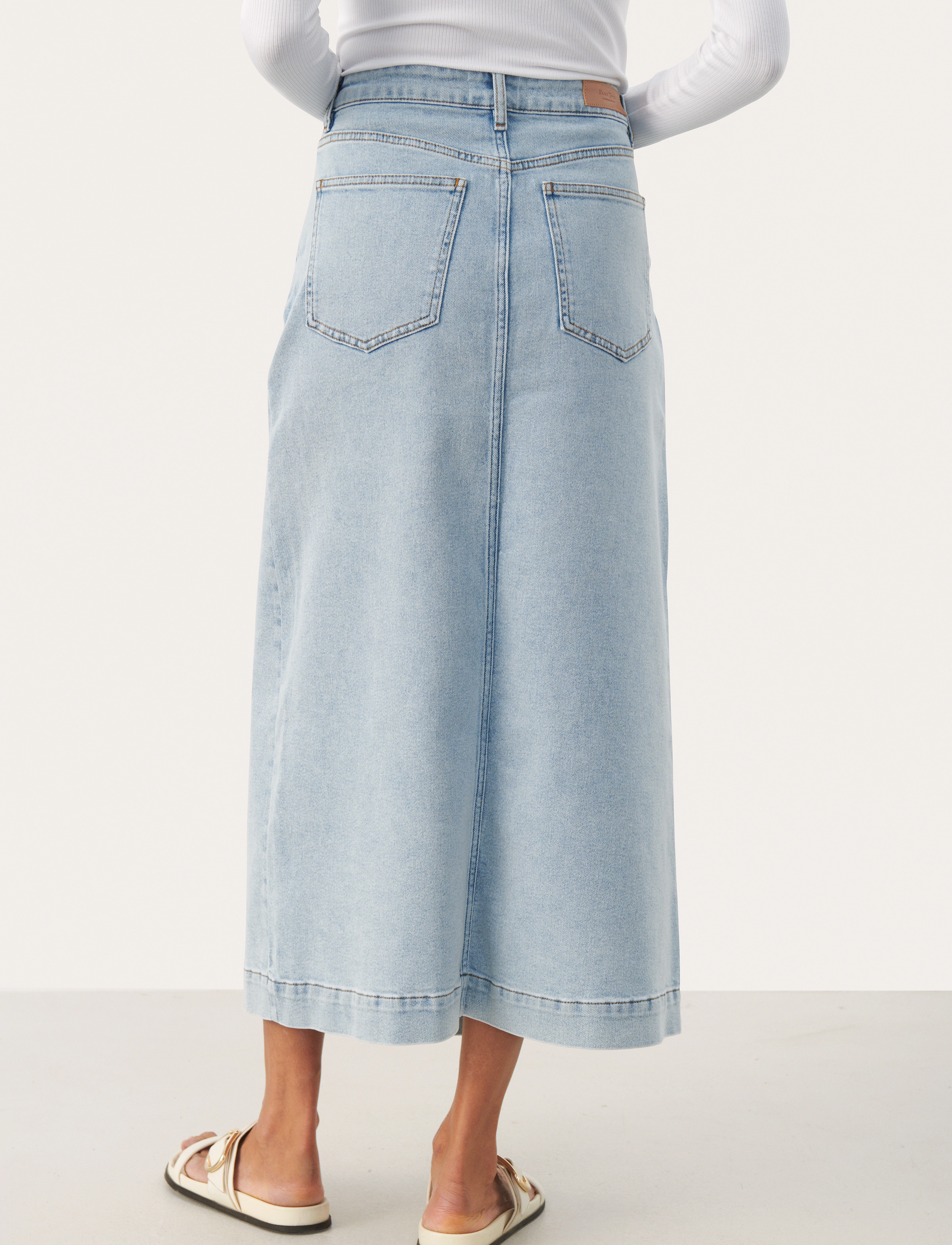 Part Two - CaliahPW SK - teksaseelikud - light blue denim - 5