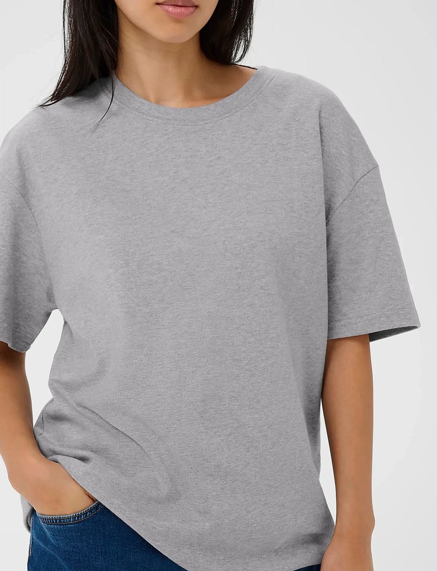 Part Two - JaminaPW TS - t-shirts - medium grey melange - 5