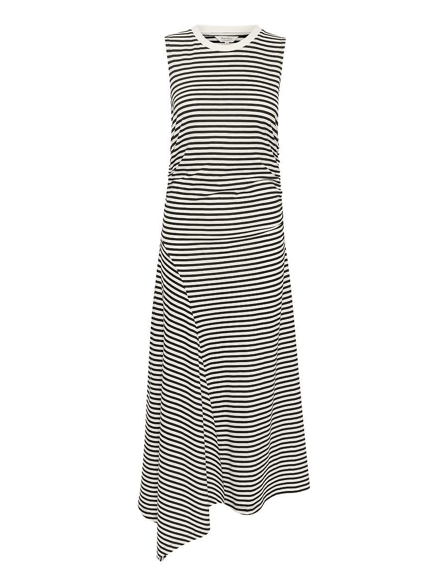 Part Two - JeanniePW DR - midikleider - black stripe - 1