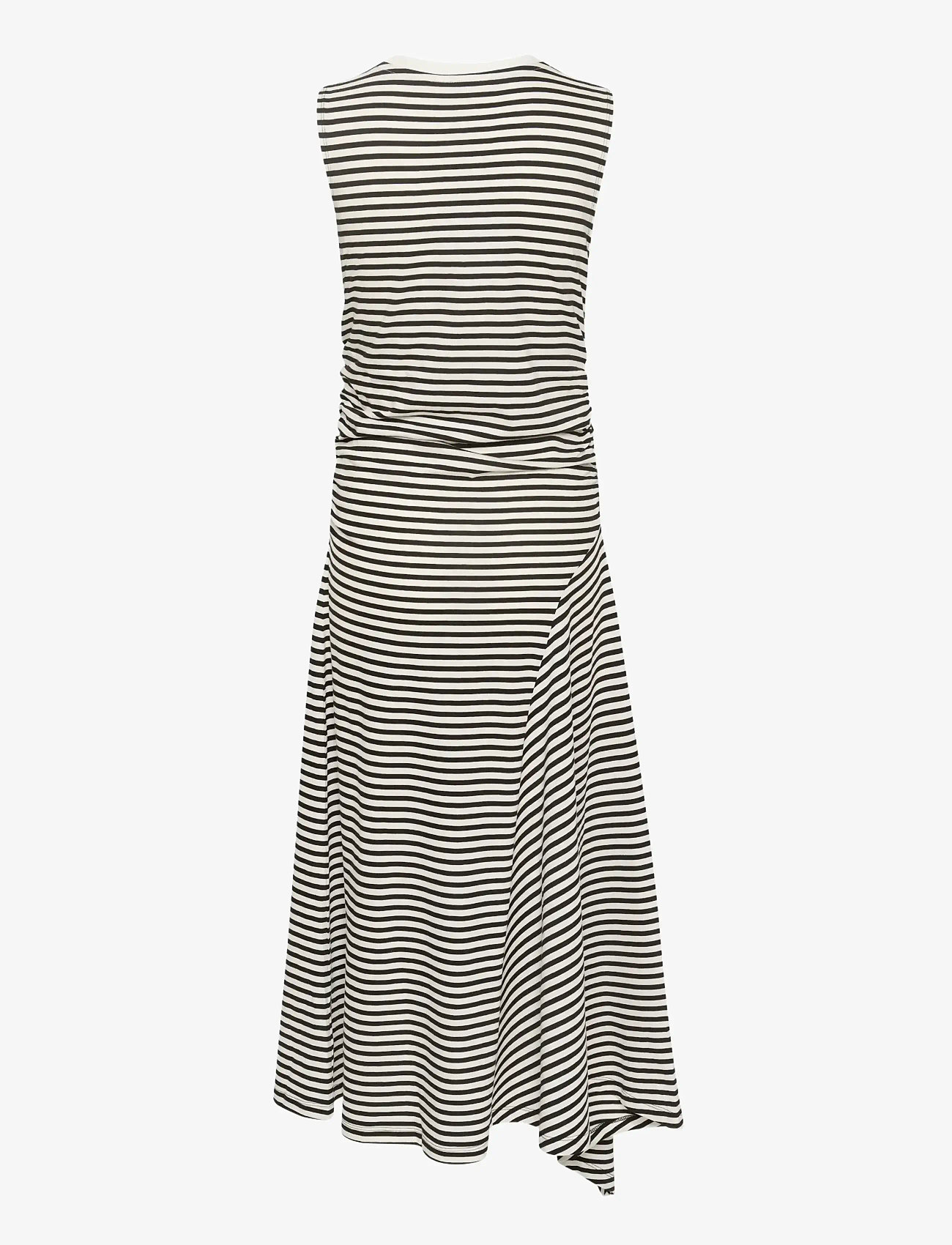 Part Two - JeanniePW DR - midi dresses - black stripe - 1