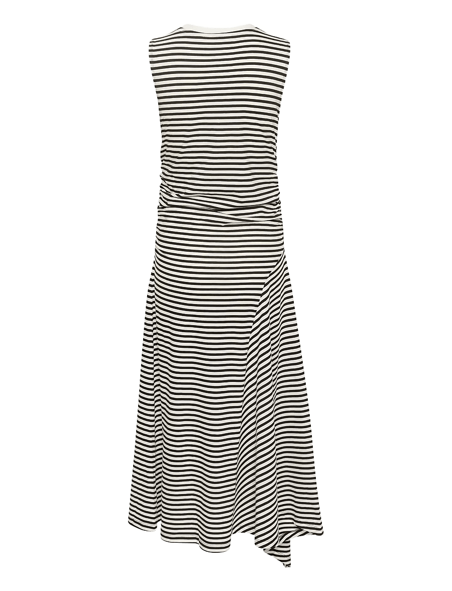 Part Two - JeanniePW DR - midikleider - black stripe - 2