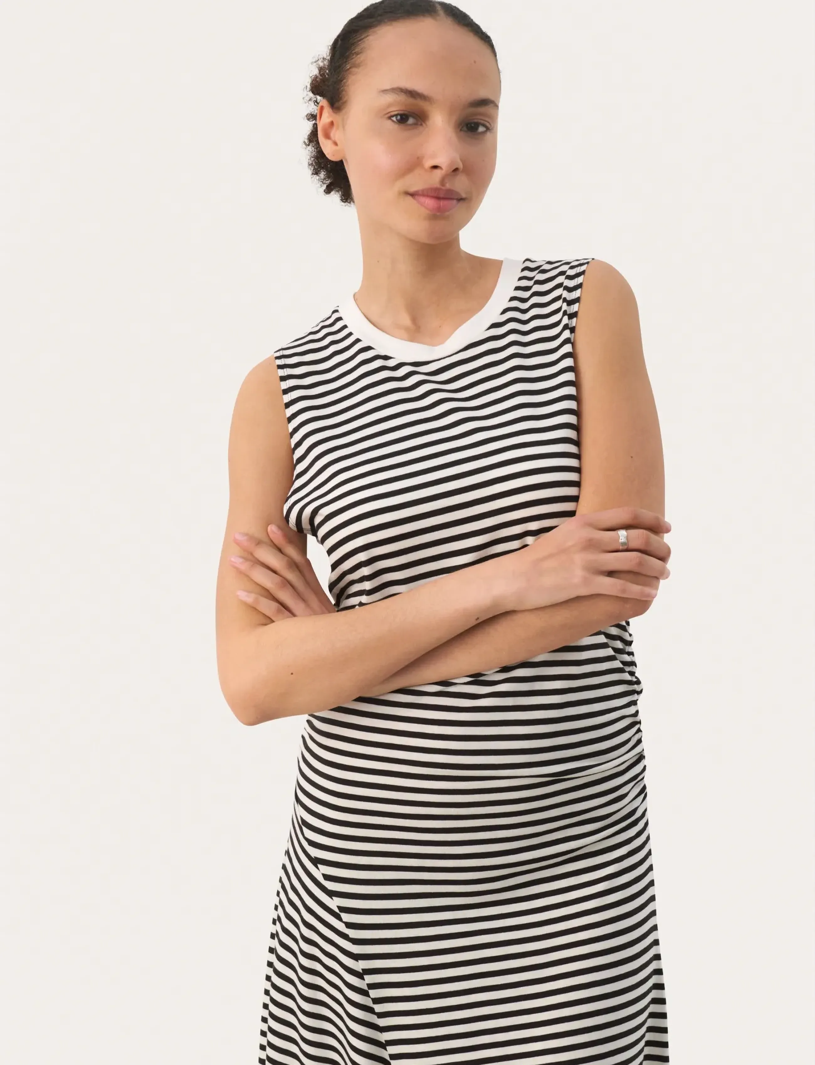 Part Two JeanniePW DR - Riided - BLACK STRIPE / black