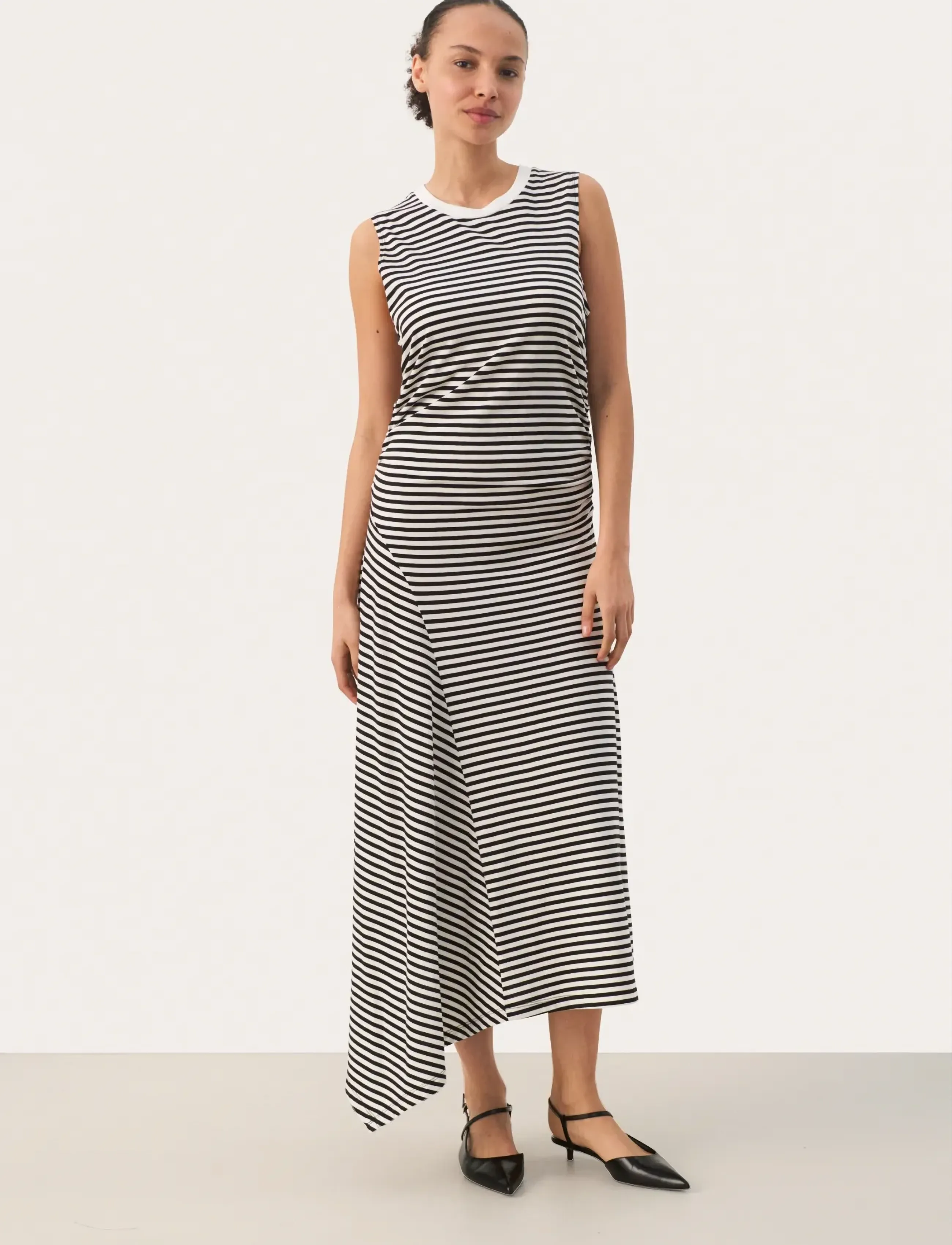 Part Two - JeanniePW DR - midikleidid - black stripe - 3