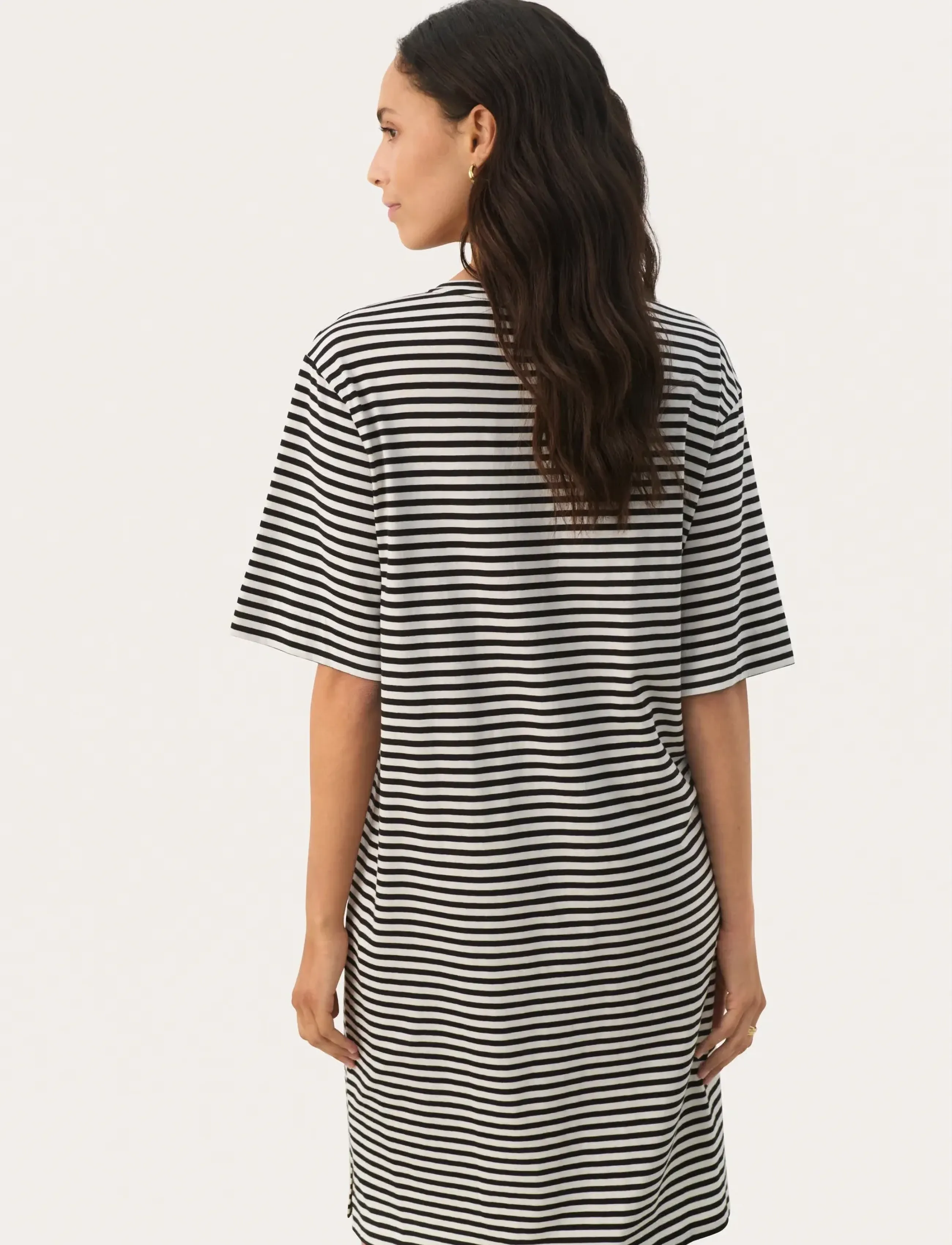 Part Two - JenellePW DR - t-shirtklänningar - black stripe - 3