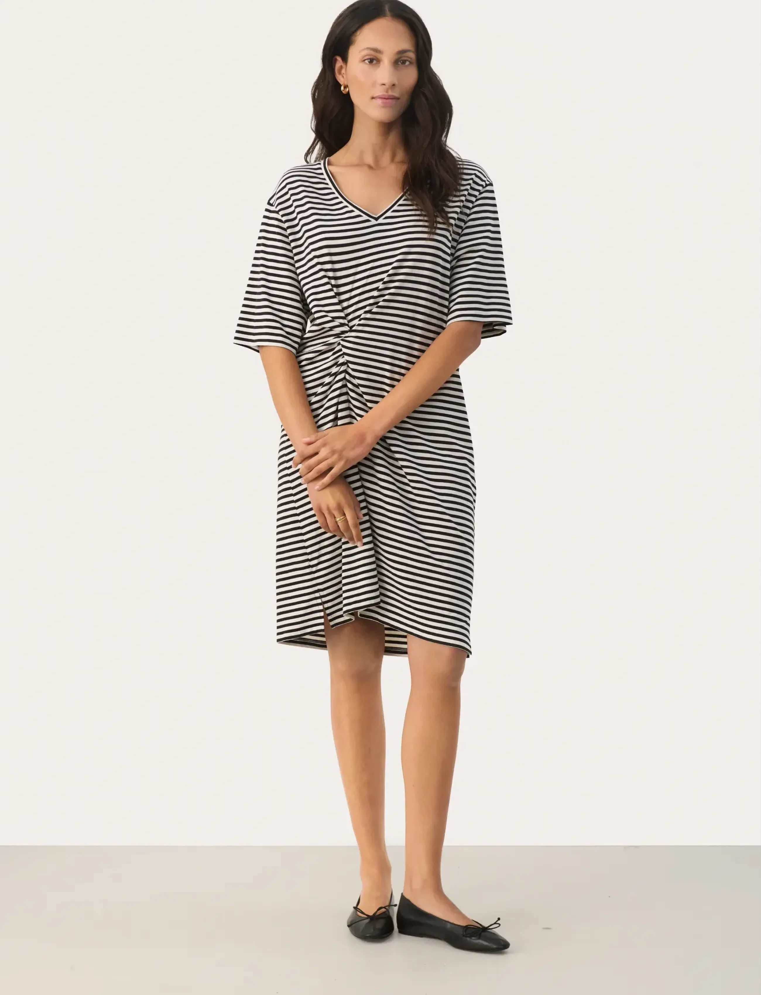 Part Two - JenellePW DR - t-shirtklänningar - black stripe - 5