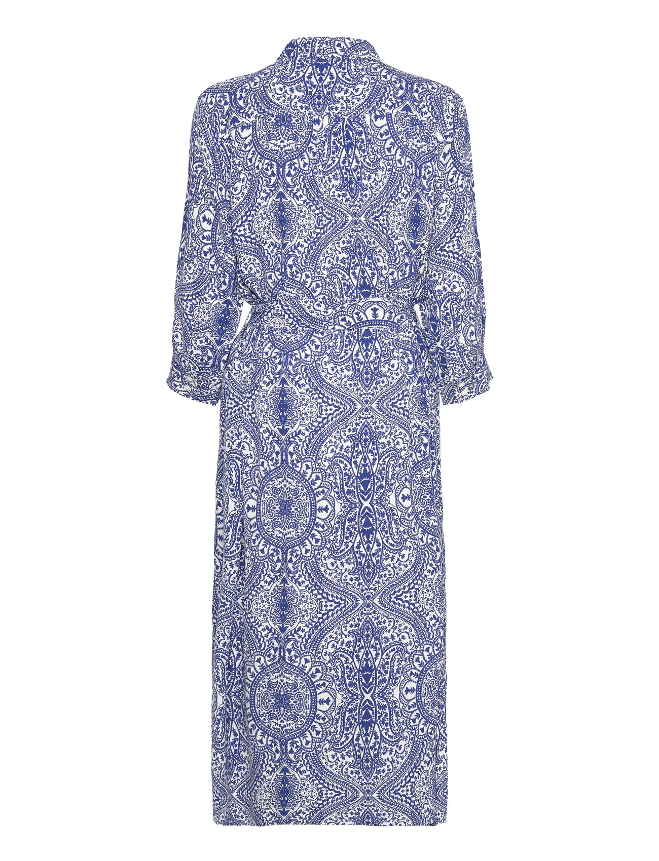 Part Two - BintiPW DR - shirt dresses - deep ultramarine woodblock - 1