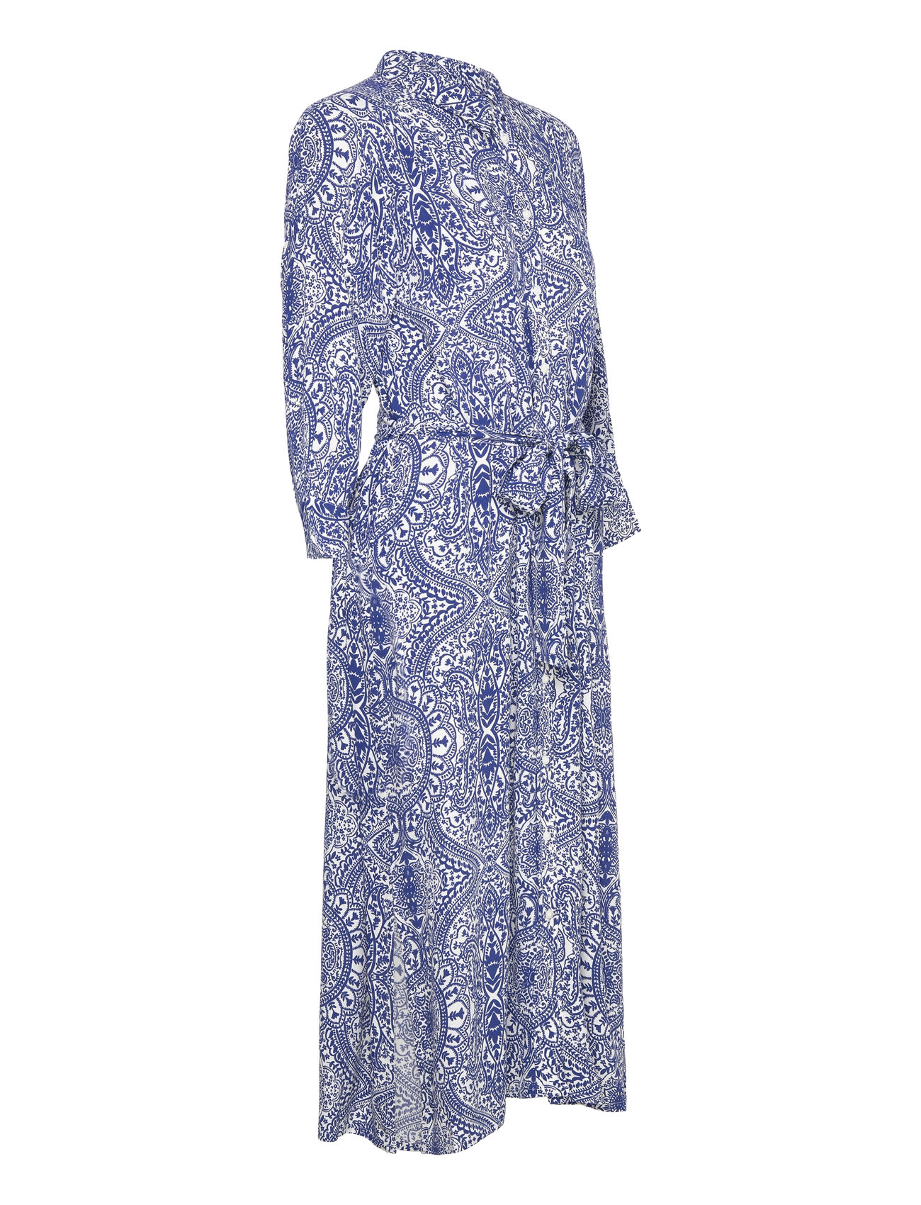 Part Two - BintiPW DR - shirt dresses - deep ultramarine woodblock - 3