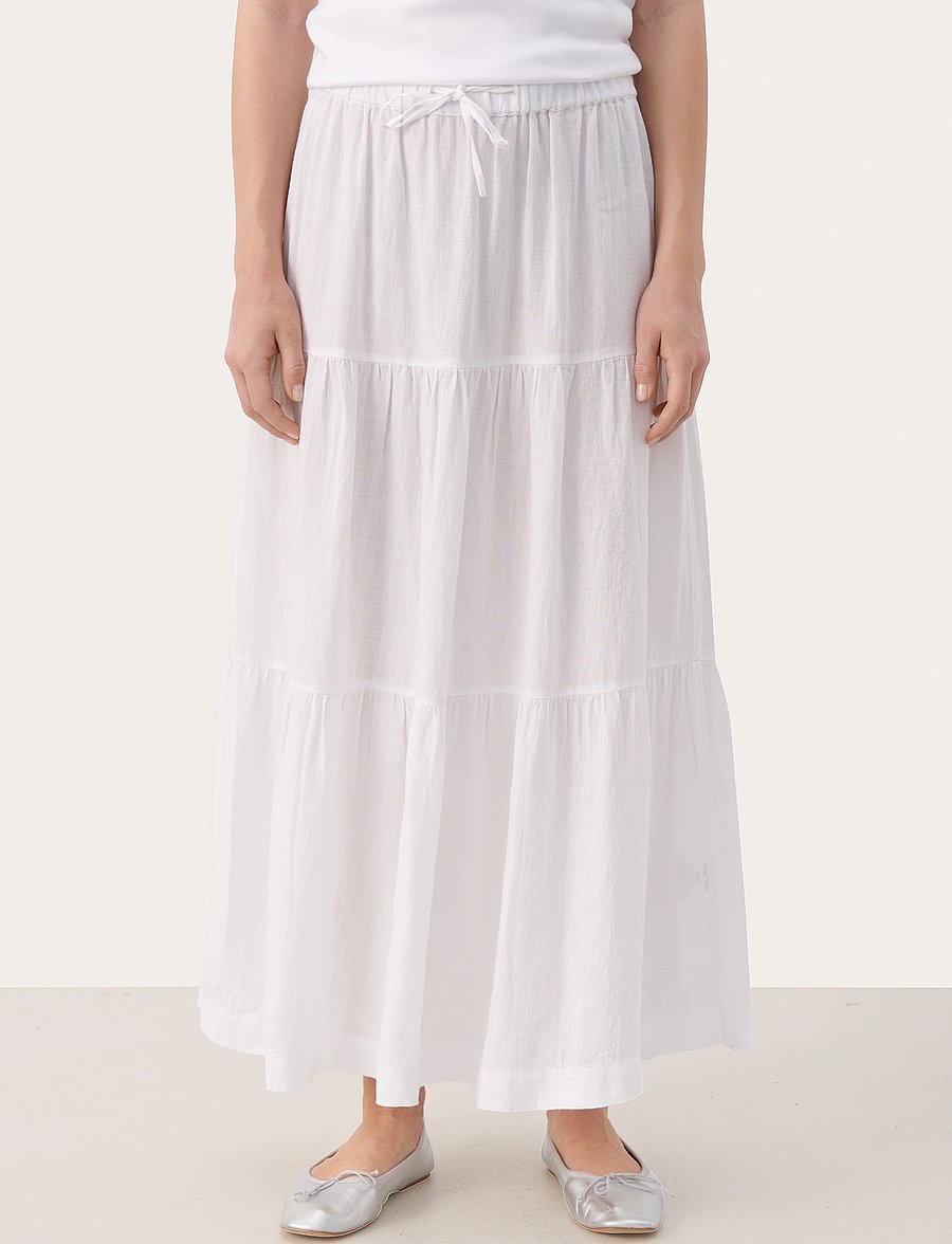 Part Two - GetiaPW SK - maxi röcke - bright white - 0
