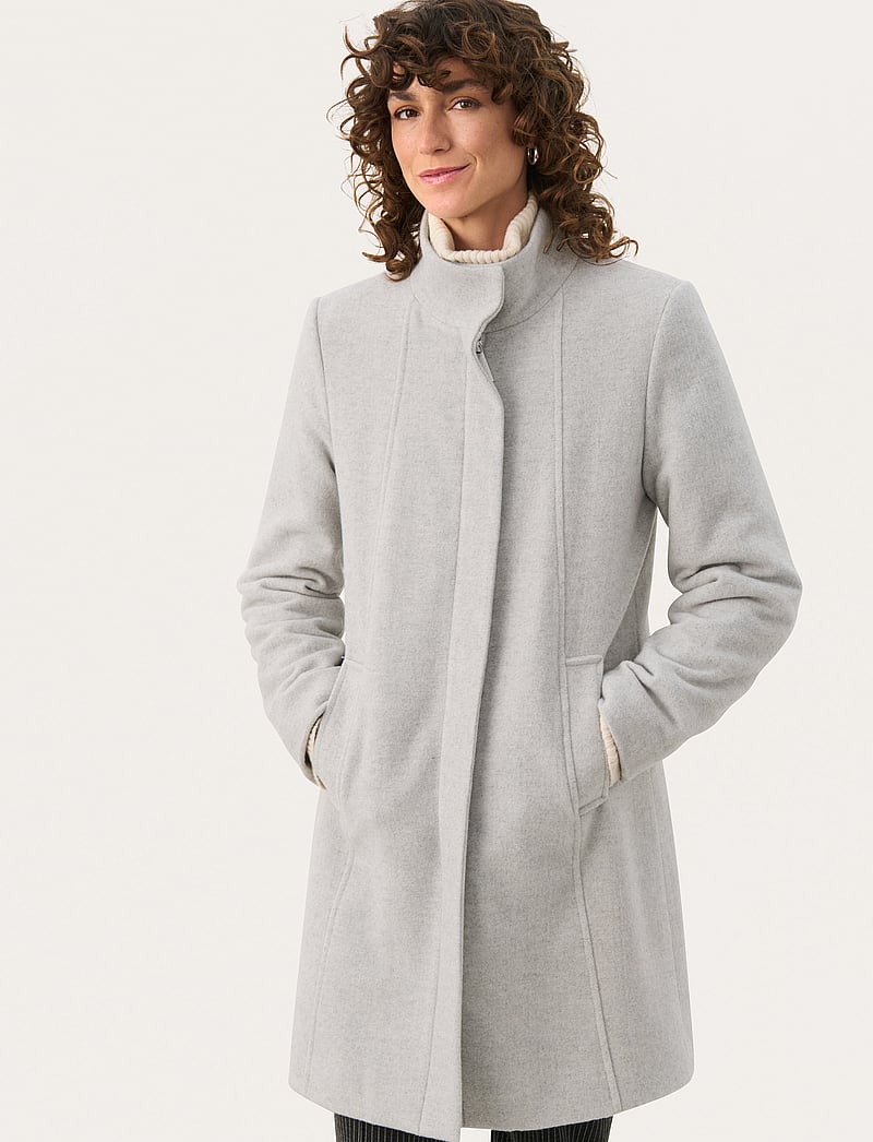 Part Two - IsabellisPW OTW - villased mantlid - light grey melange - 0