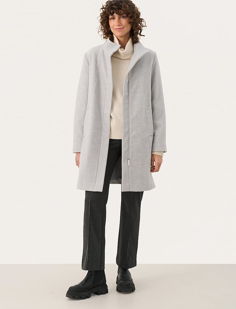 Part Two - IsabellisPW OTW - villased mantlid - light grey melange - 3