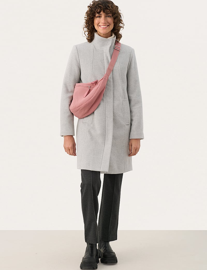 Part Two - IsabellisPW OTW - villased mantlid - light grey melange - 4