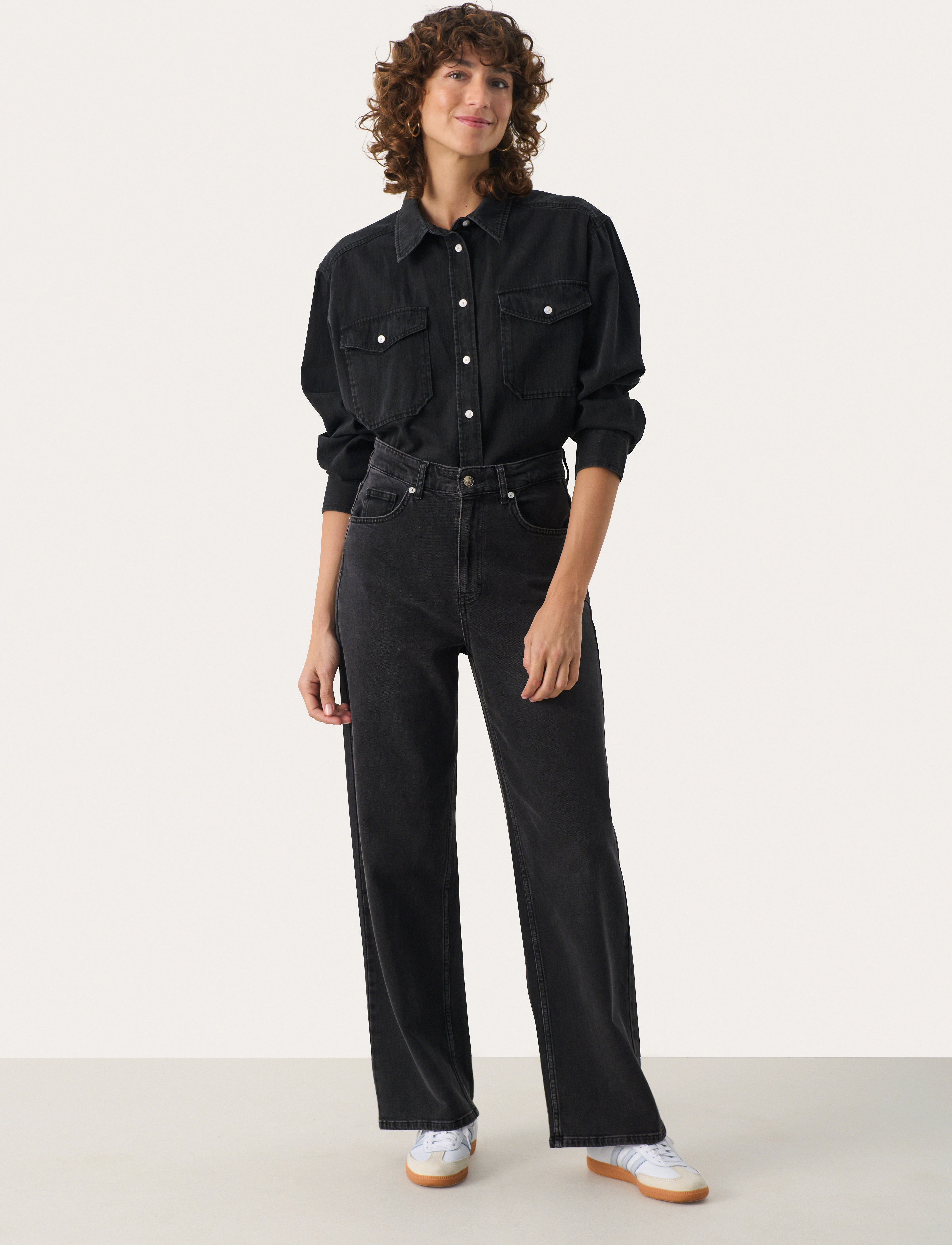 Part Two - SimonaPW JE - washed black denim - 3