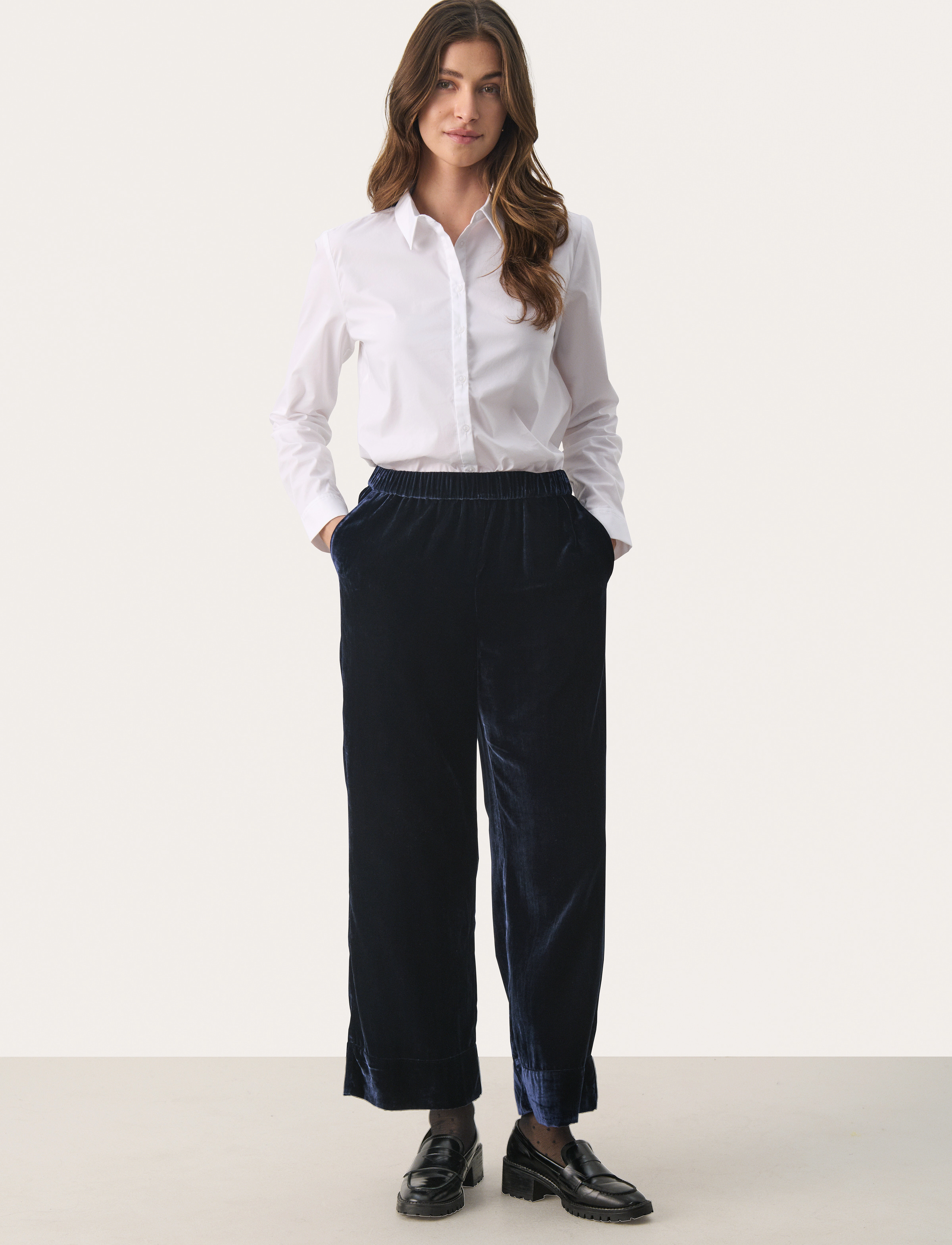 Part Two - LorinePW PA - straight leg hosen - navy blazer - 4