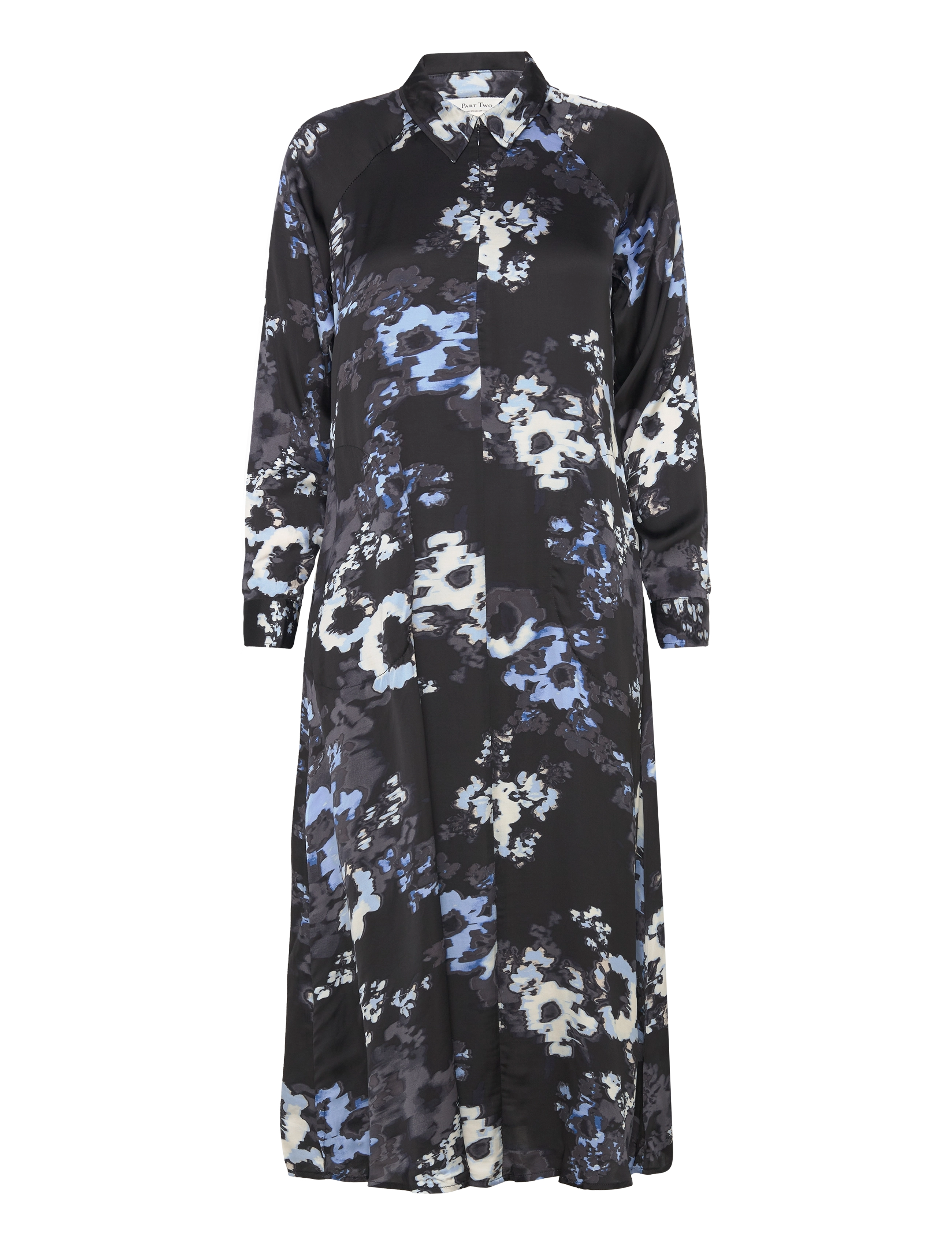 DARK NAVY BLURRED FLOWER