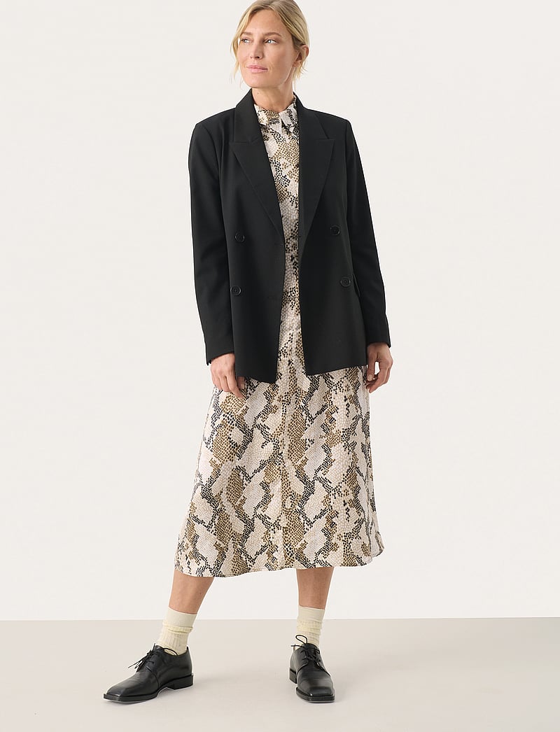 Part Two - LamiyaPW DR - hemdkleider - french oak snake print - 4