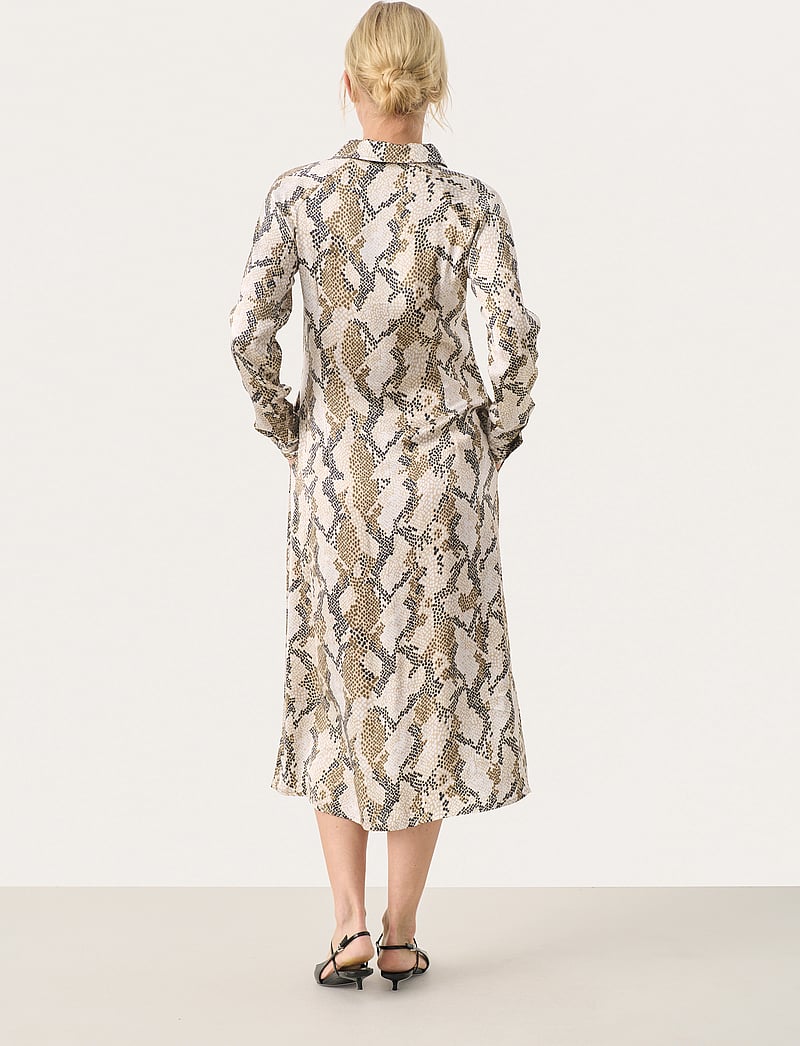 Part Two - LamiyaPW DR - hemdkleider - french oak snake print - 5