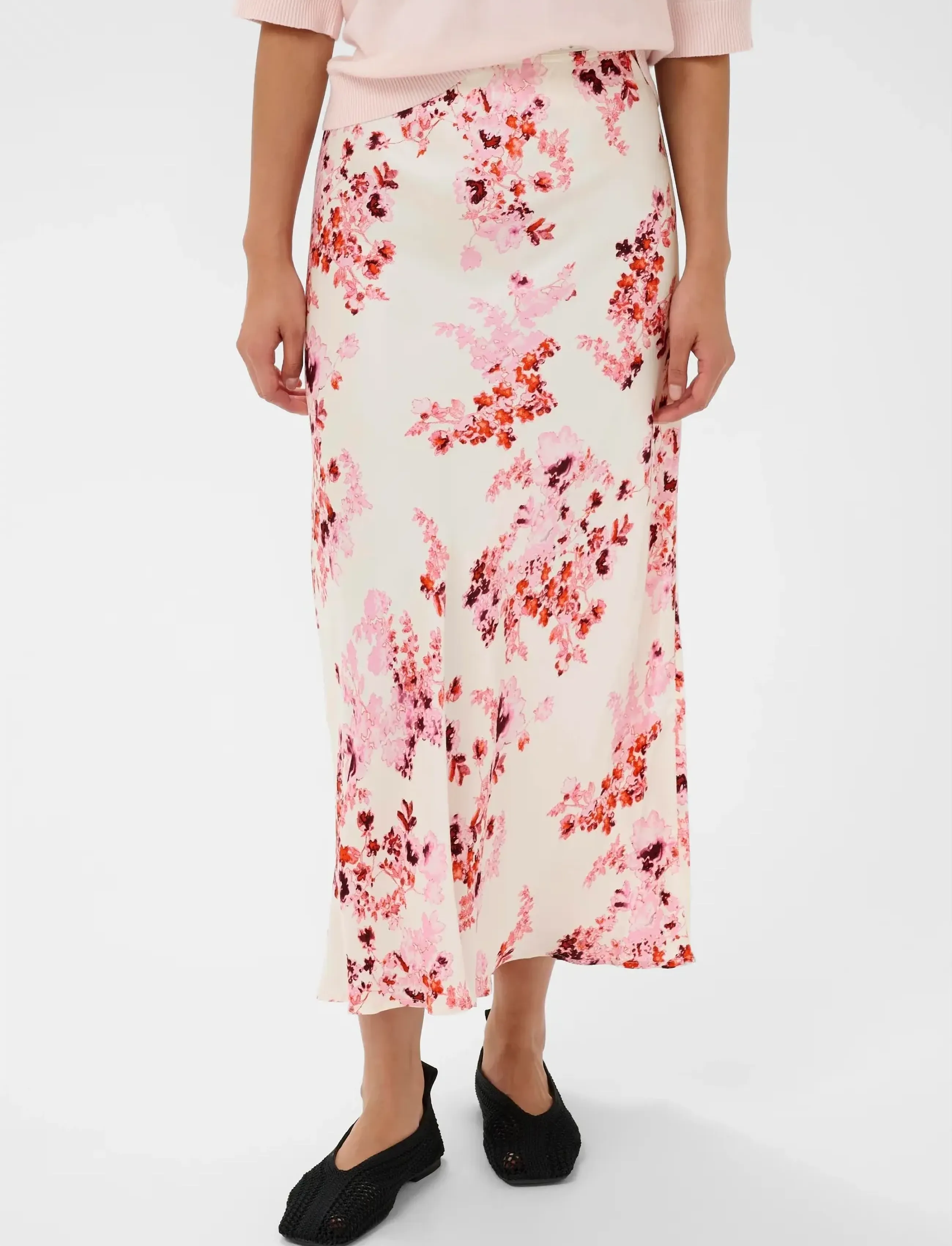 Part Two LaurinaPW SK - Part Two - PINK SHADOW FLOWER PRINT / pink/rose