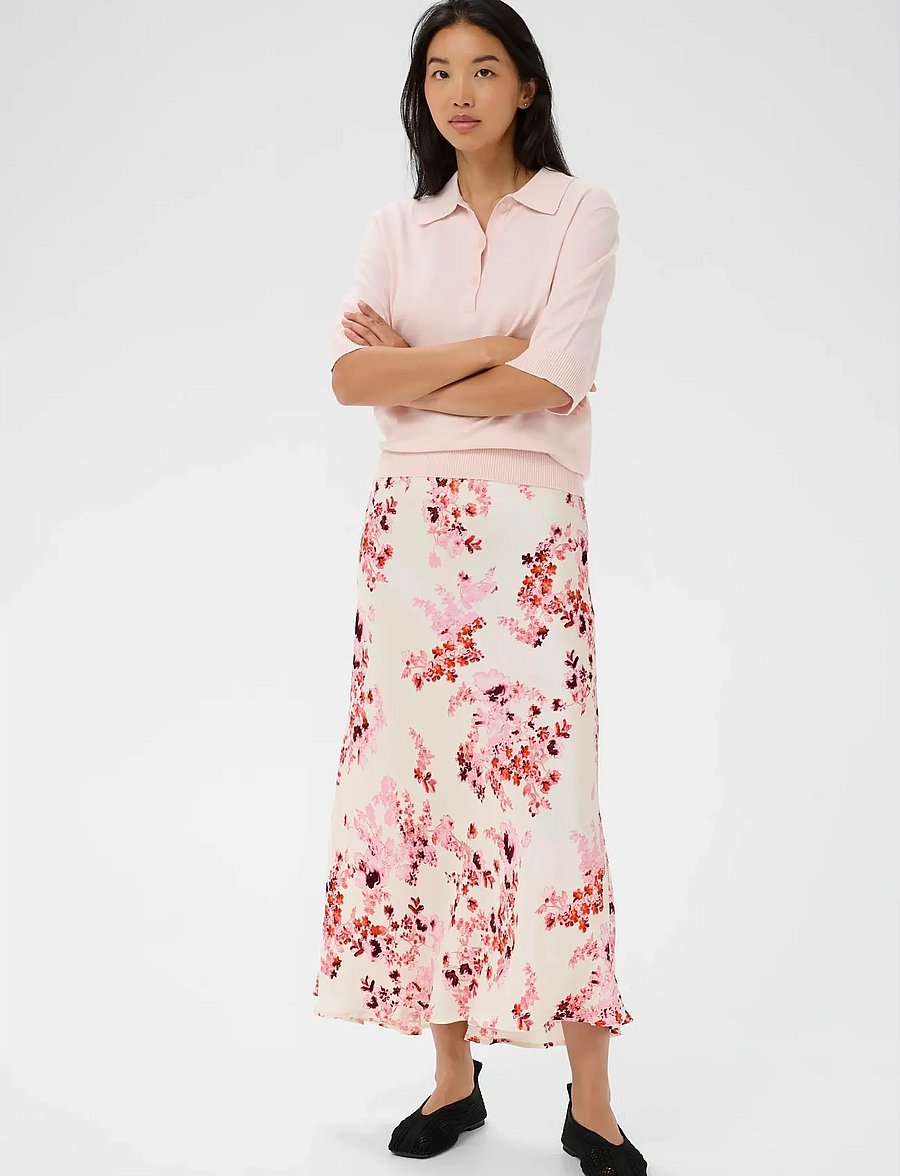 Part Two - LaurinaPW SK - satiinseelikud - pink shadow flower print - 3