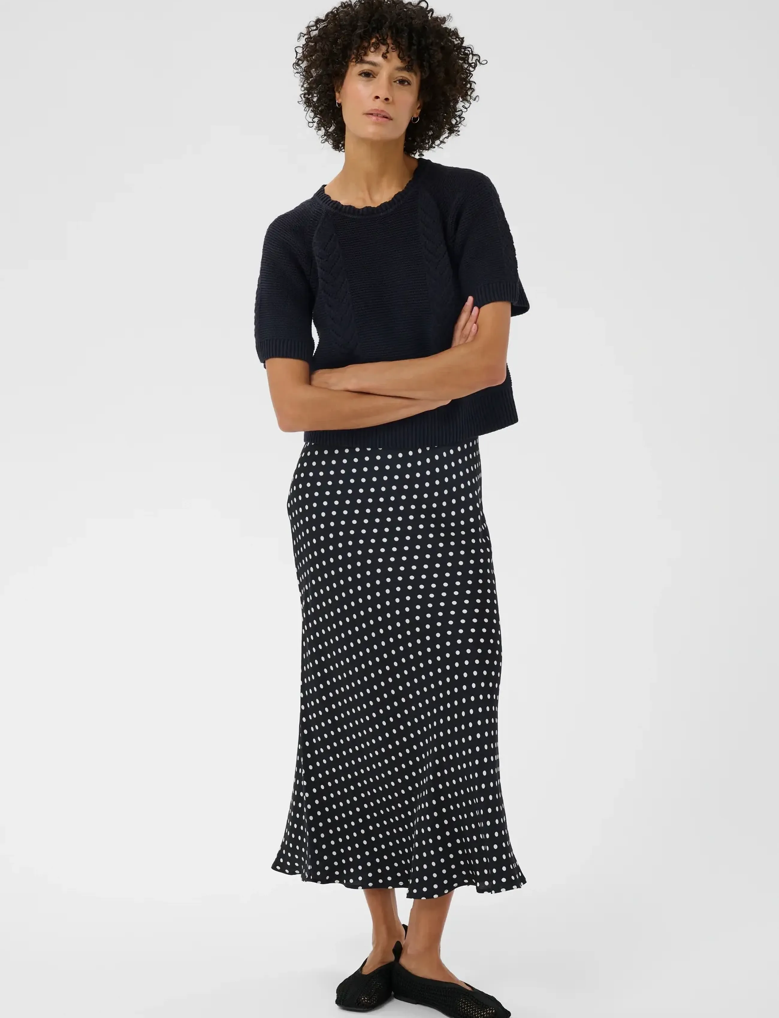 Part Two LaurinaPW SK - Röcke - AFTER MIDNIGHT DOT / black